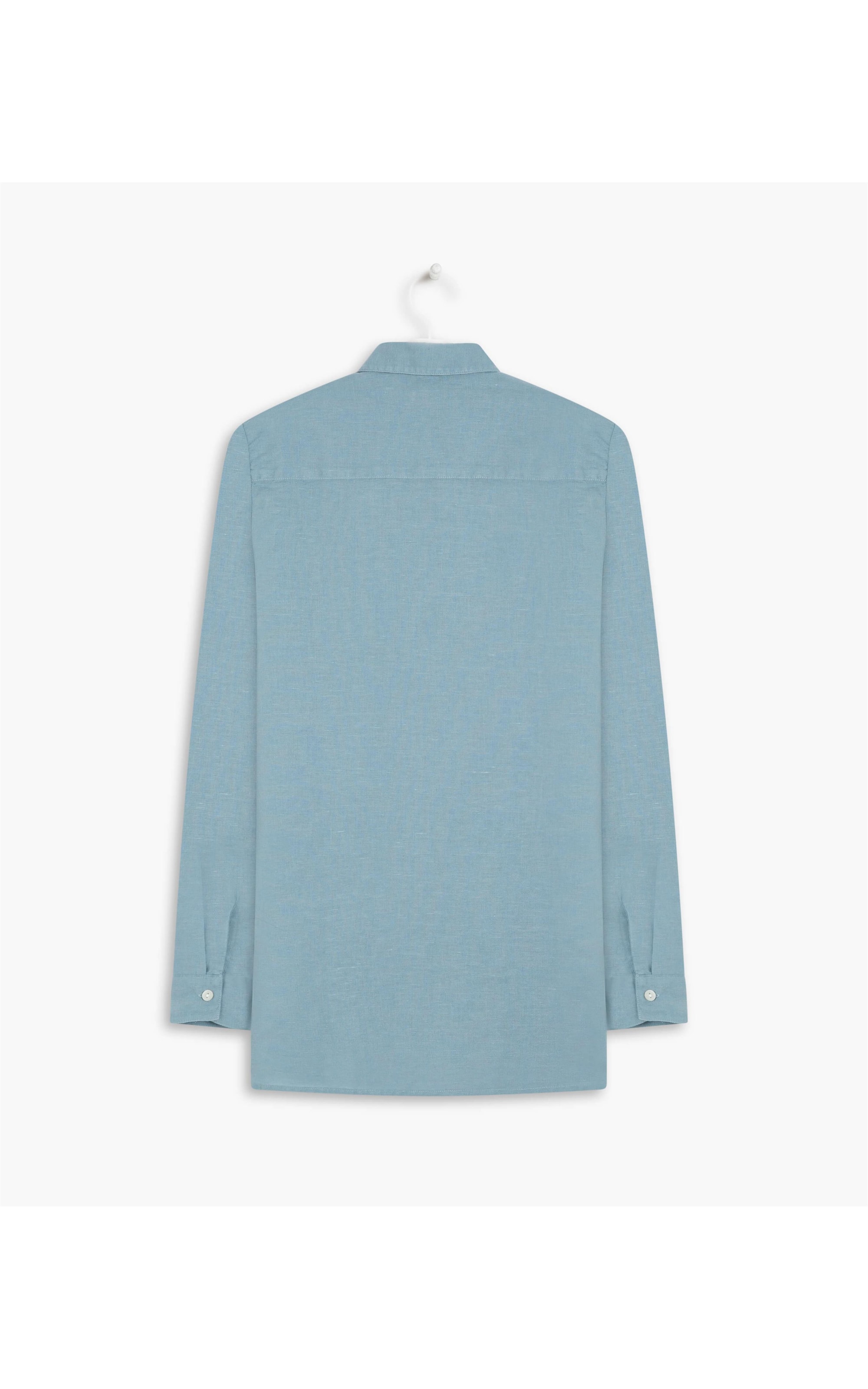 Camisa Linho  Selina Azul Chofer