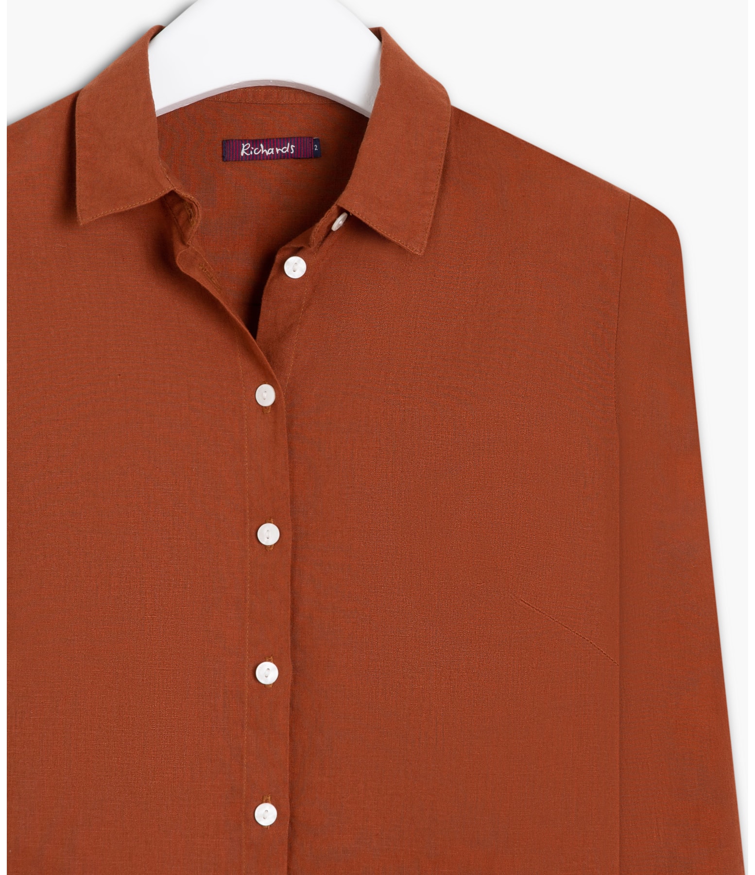 Camisa Linho  Selina Camel