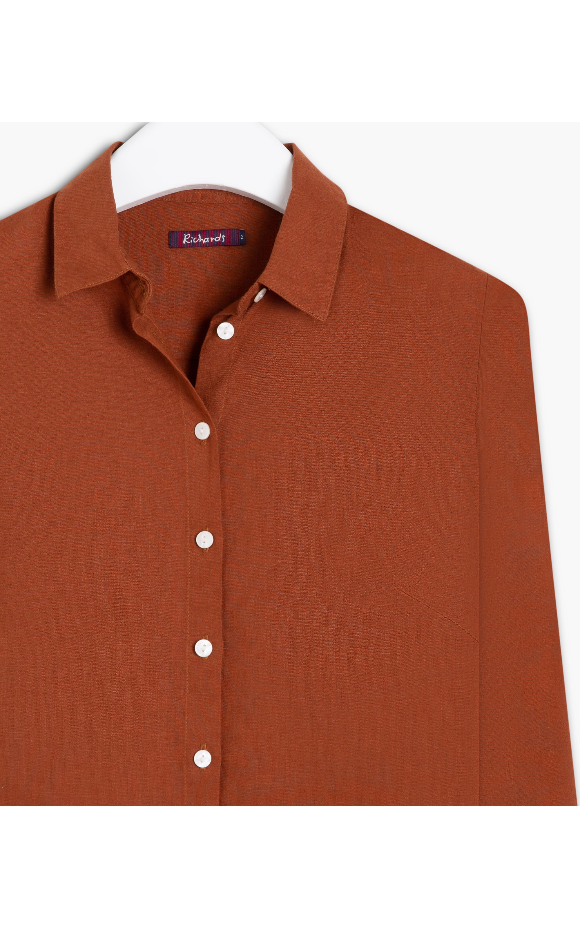 Camisa Linho  Selina Camel