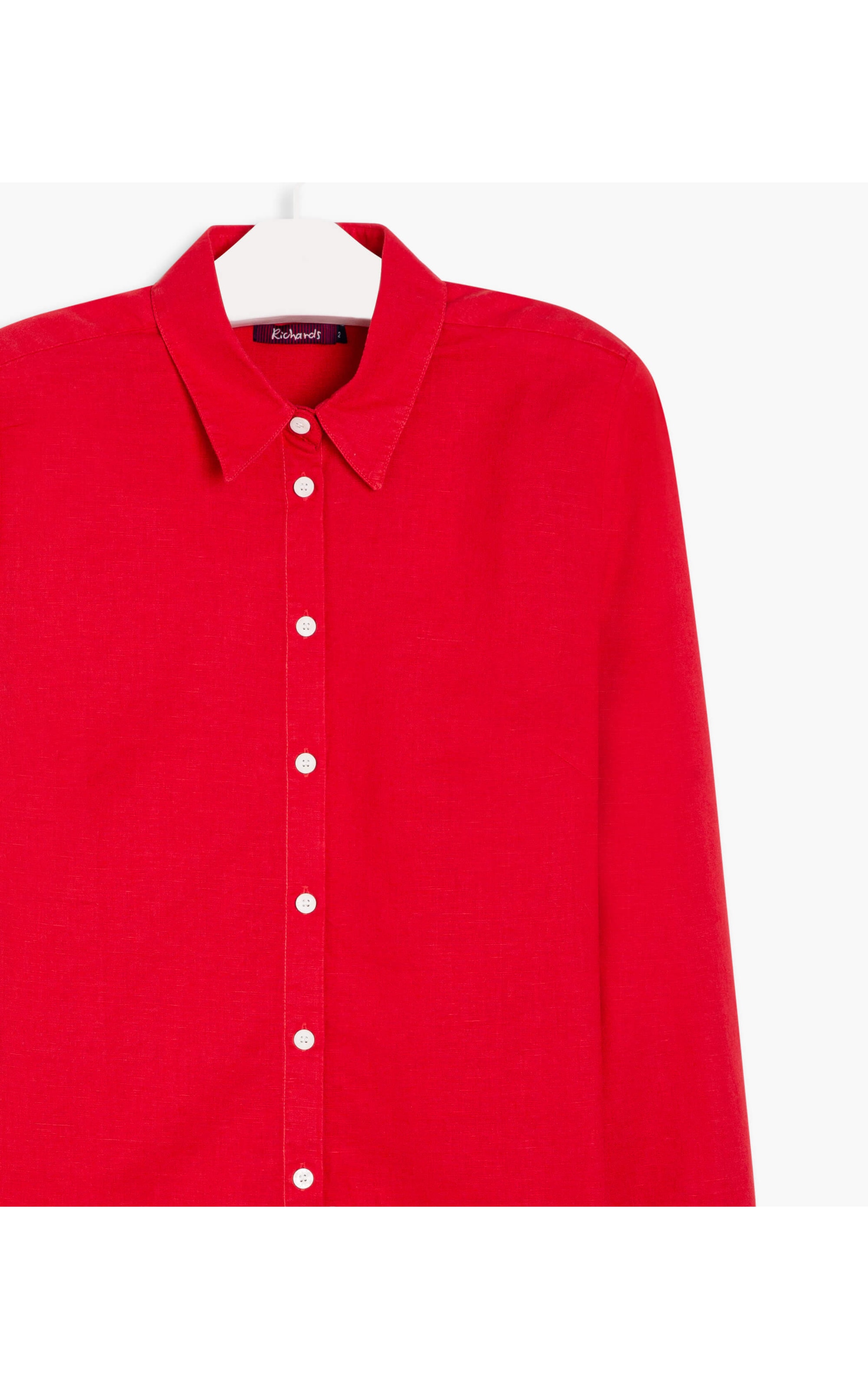 Camisa Linho  Selina Vermelho