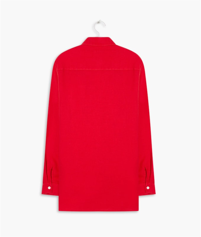 Camisa Linho  Selina Vermelho