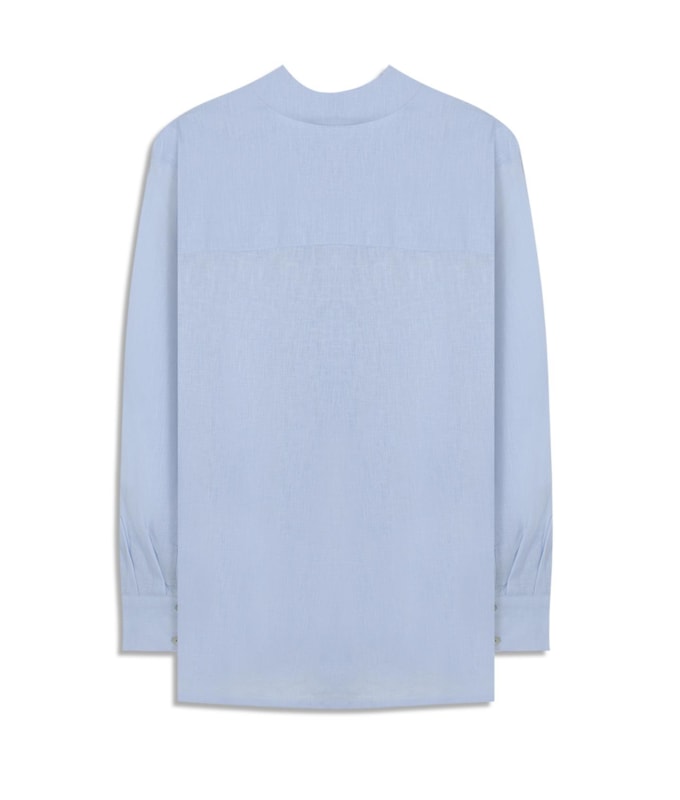 Camisa Linho  Sienna Azul Claro