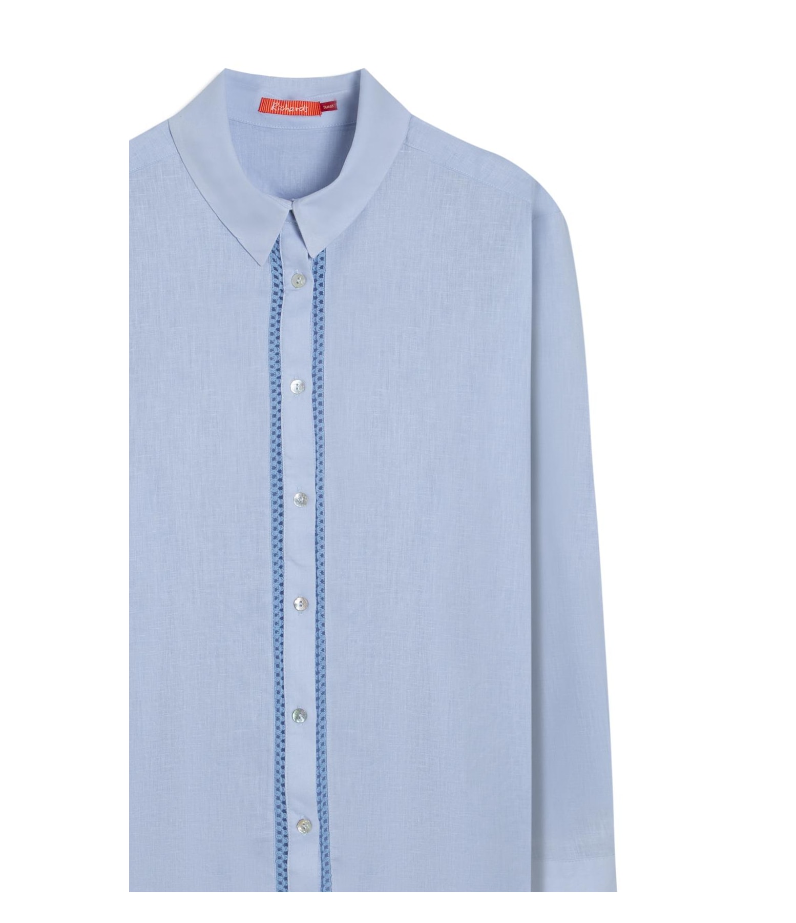 Camisa Linho  Sienna Azul Claro