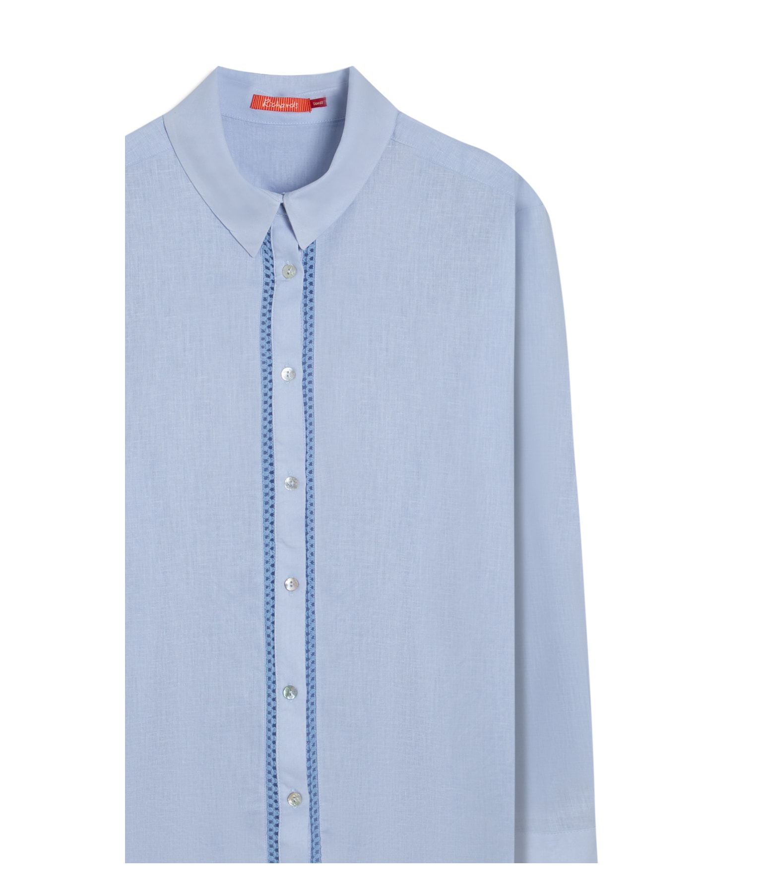 Camisa Linho  Sienna Azul Claro