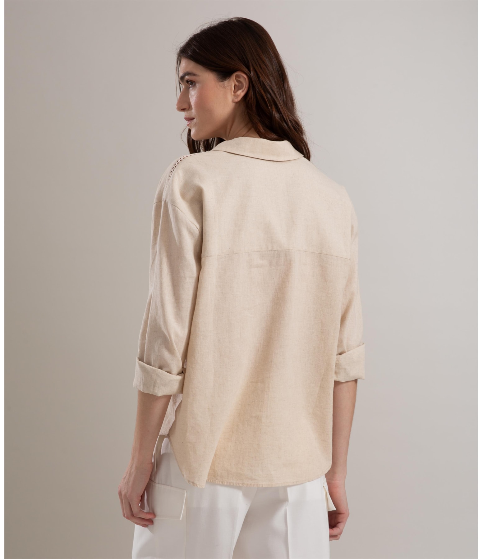 Camisa Linho  Sienna Natural