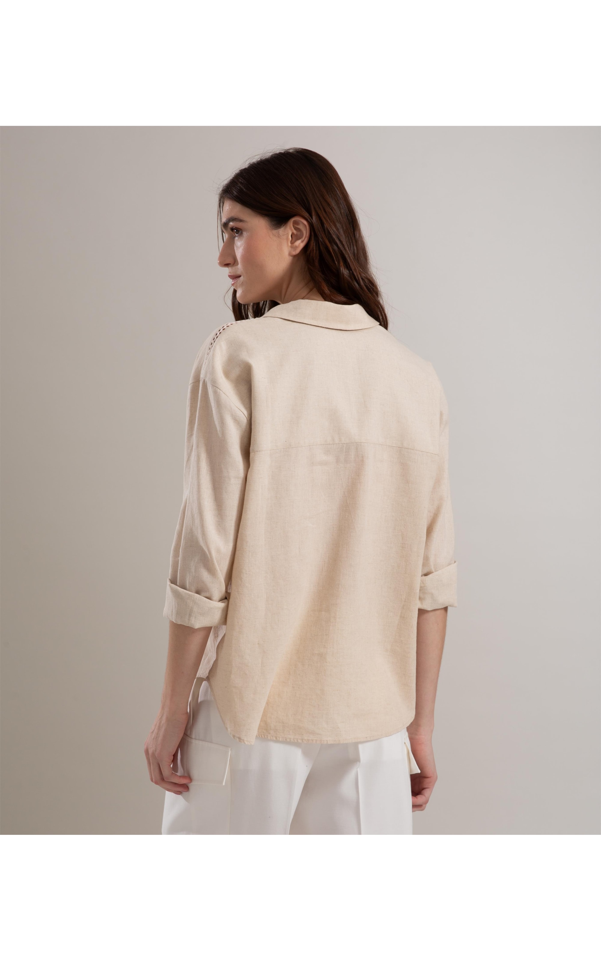 Camisa Linho  Sienna Natural