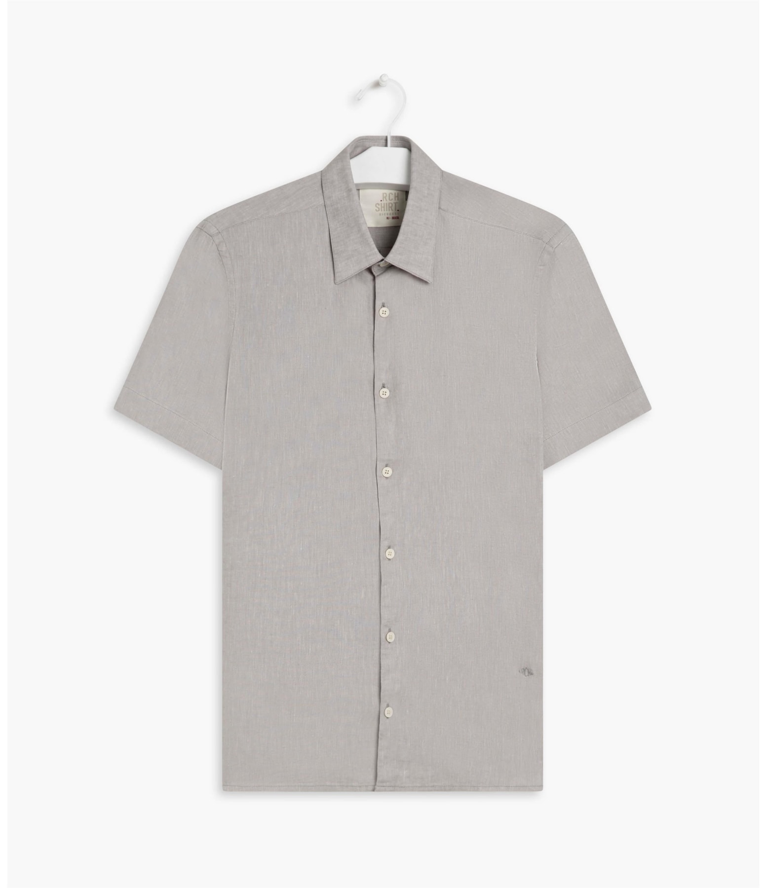 Camisa Linho Silver Gray Mescla