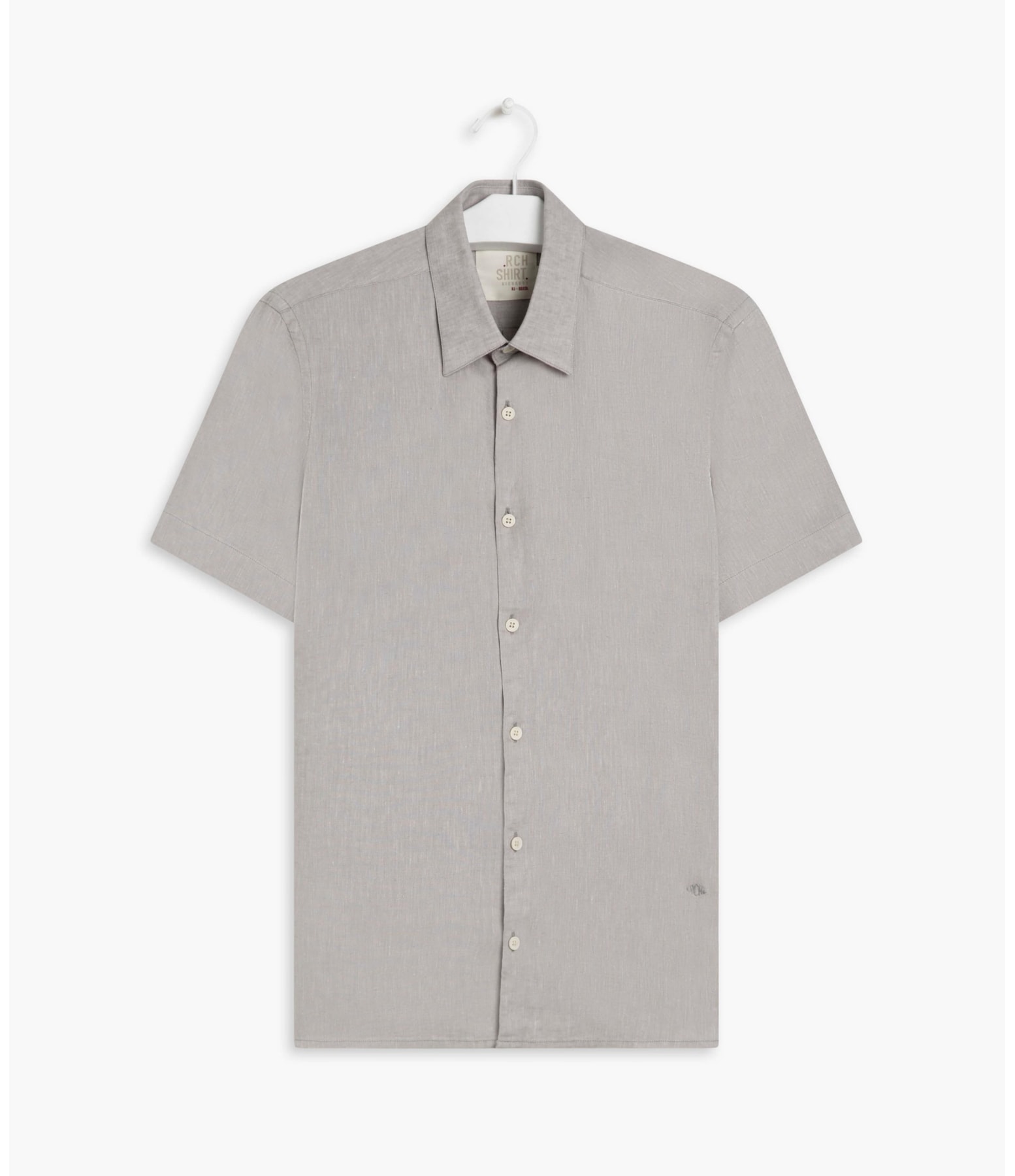 Camisa Linho Silver Gray Mescla