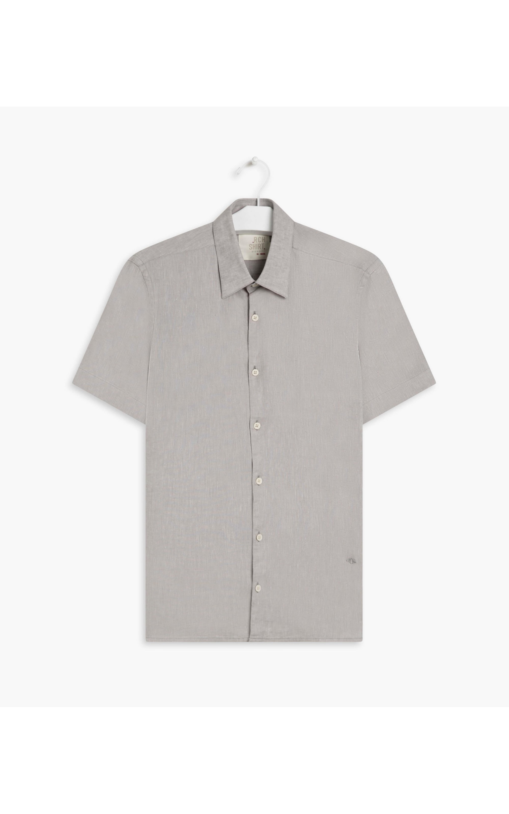 Camisa Linho Silver Gray Mescla