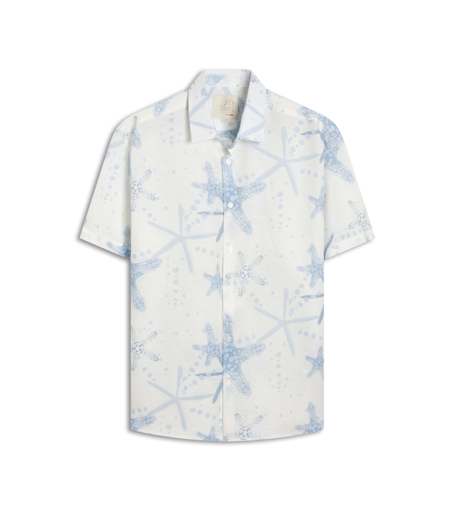 Camisa Linho  Starfish Azul Claro