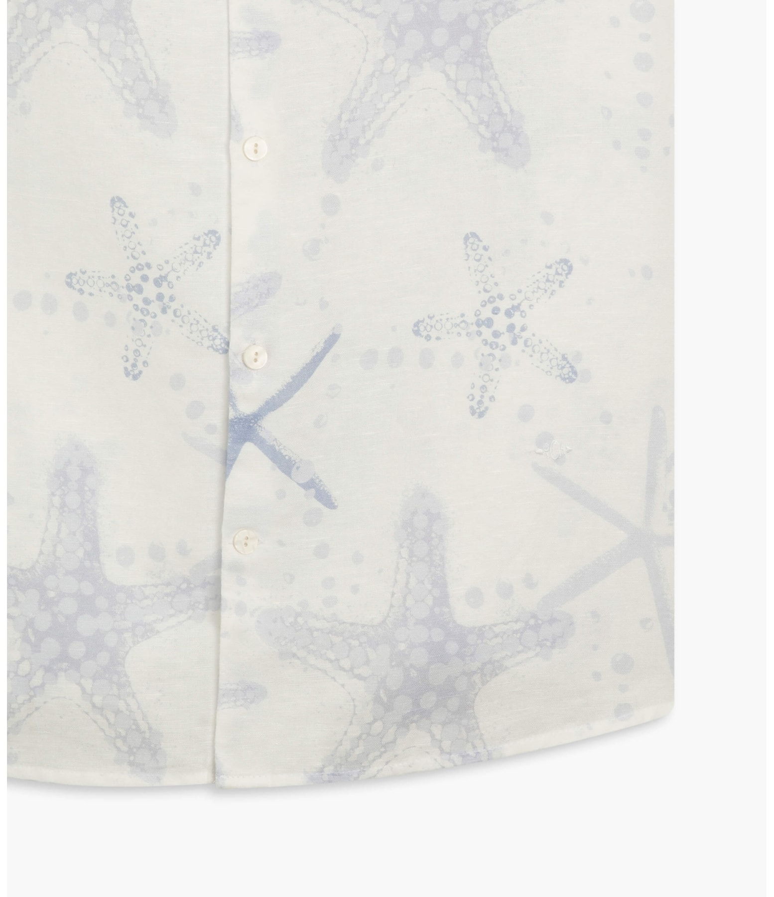 Camisa Linho  Starfish Fresh Azul Claro