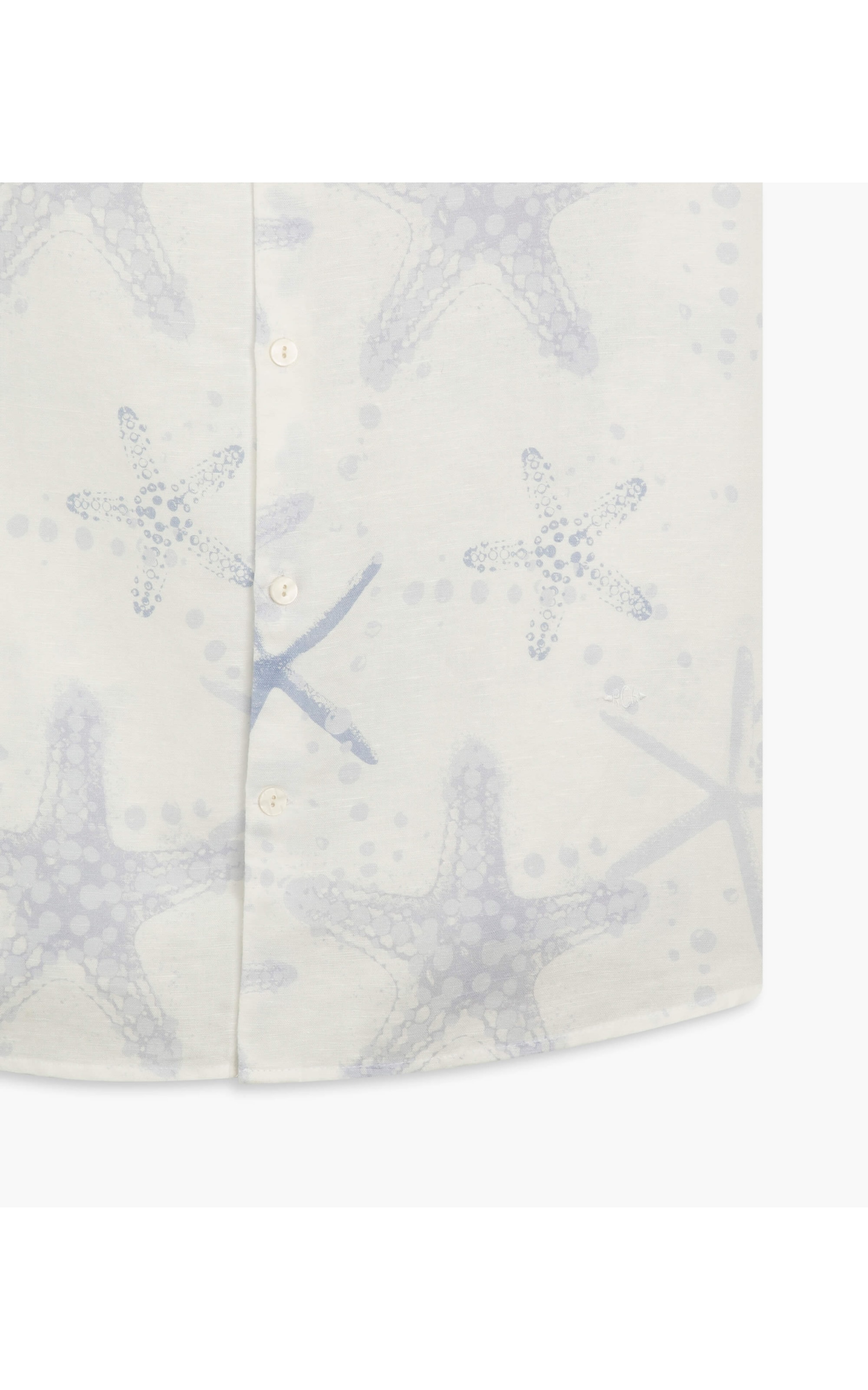 Camisa Linho  Starfish Fresh Azul Claro