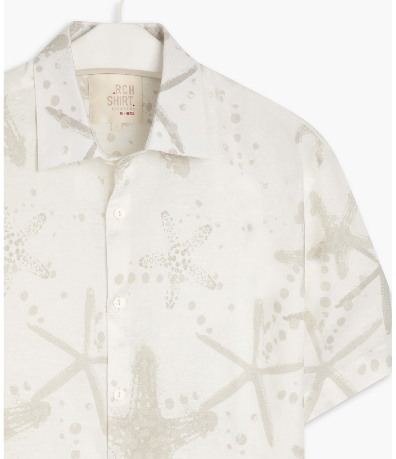 Camisa Linho  Starfish Fresh Natural