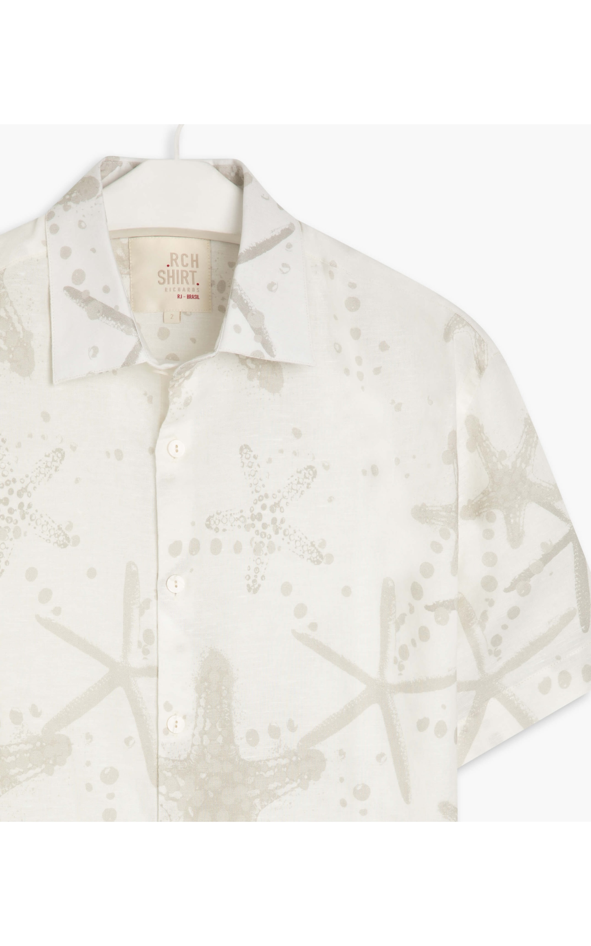 Camisa Linho  Starfish Fresh Natural