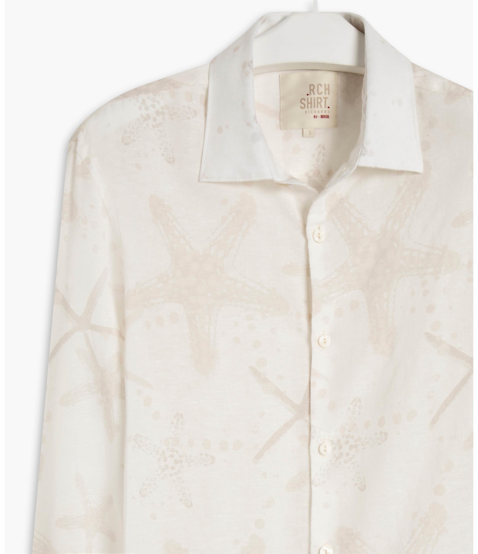 Camisa Linho  Starfish Natural