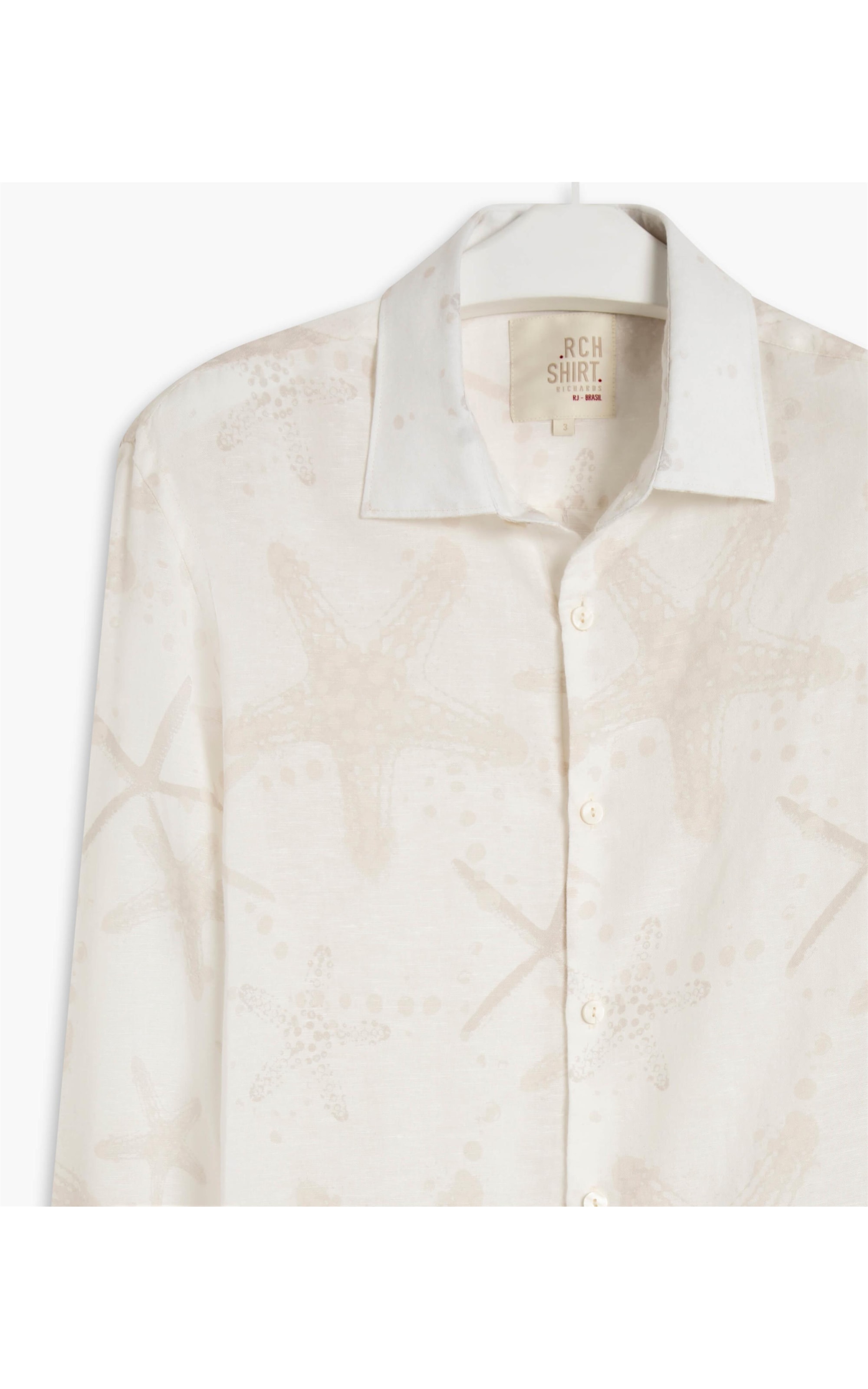 Camisa Linho  Starfish Natural
