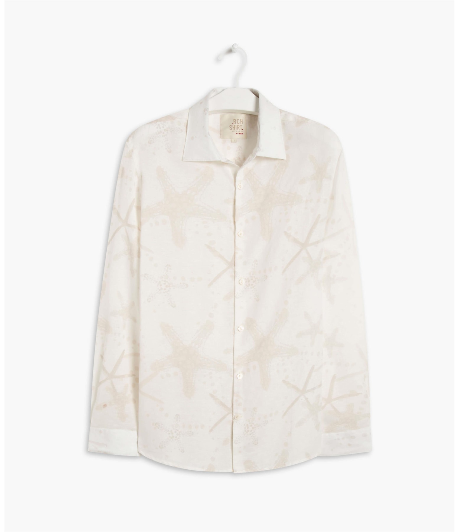Camisa Linho  Starfish Natural