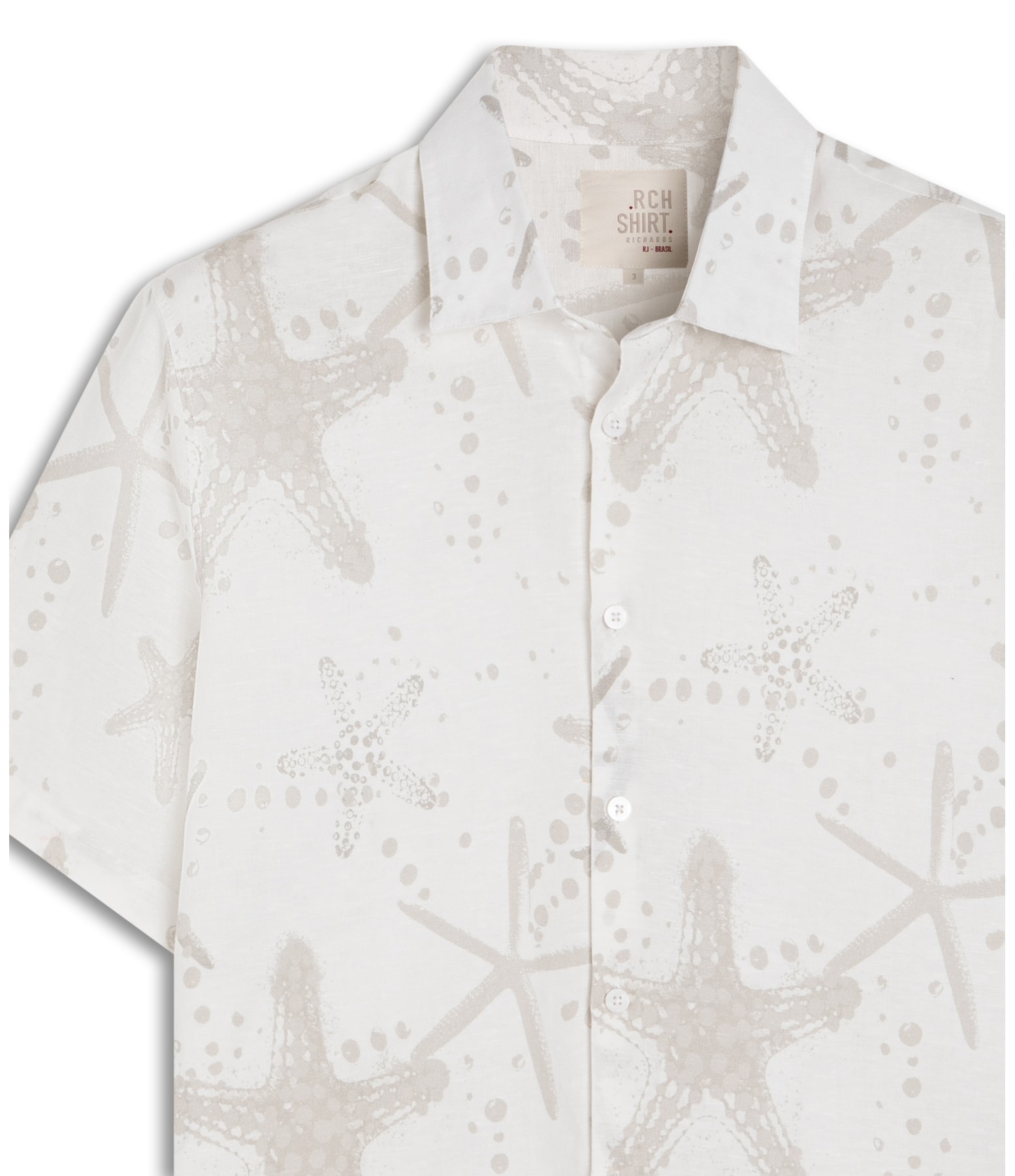 Camisa Linho  Starfish Natural