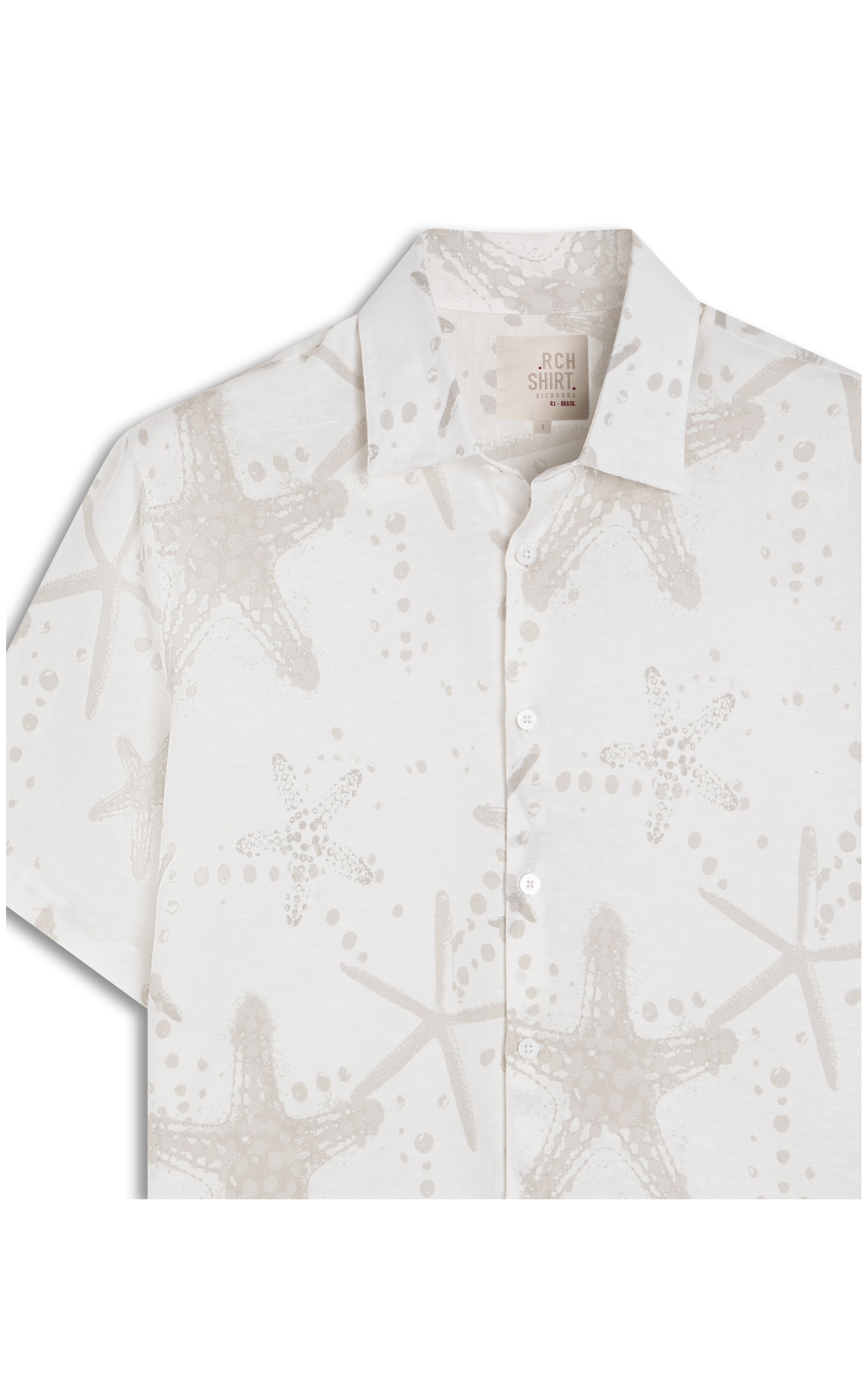 Camisa Linho  Starfish Natural