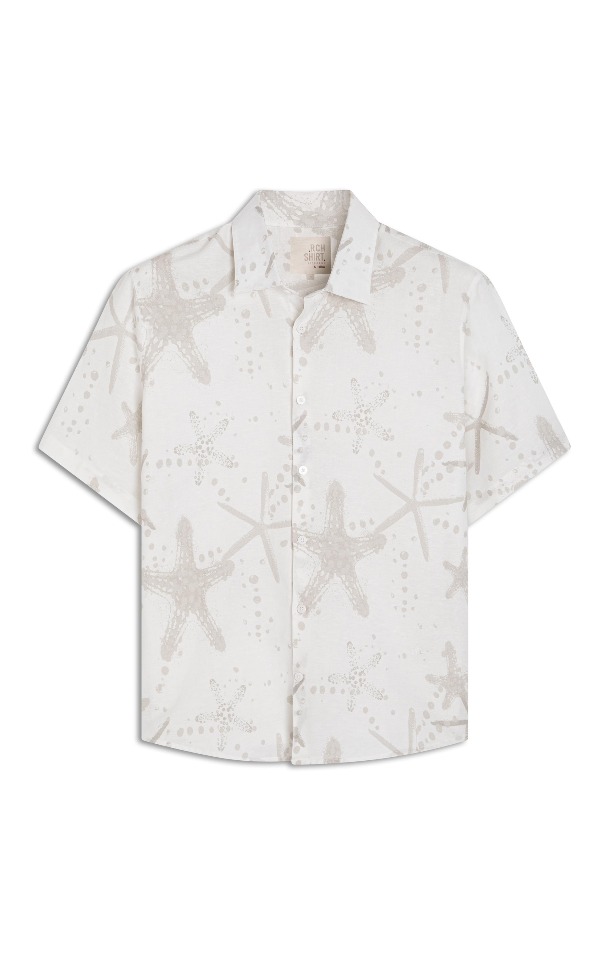 Camisa Linho  Starfish Natural