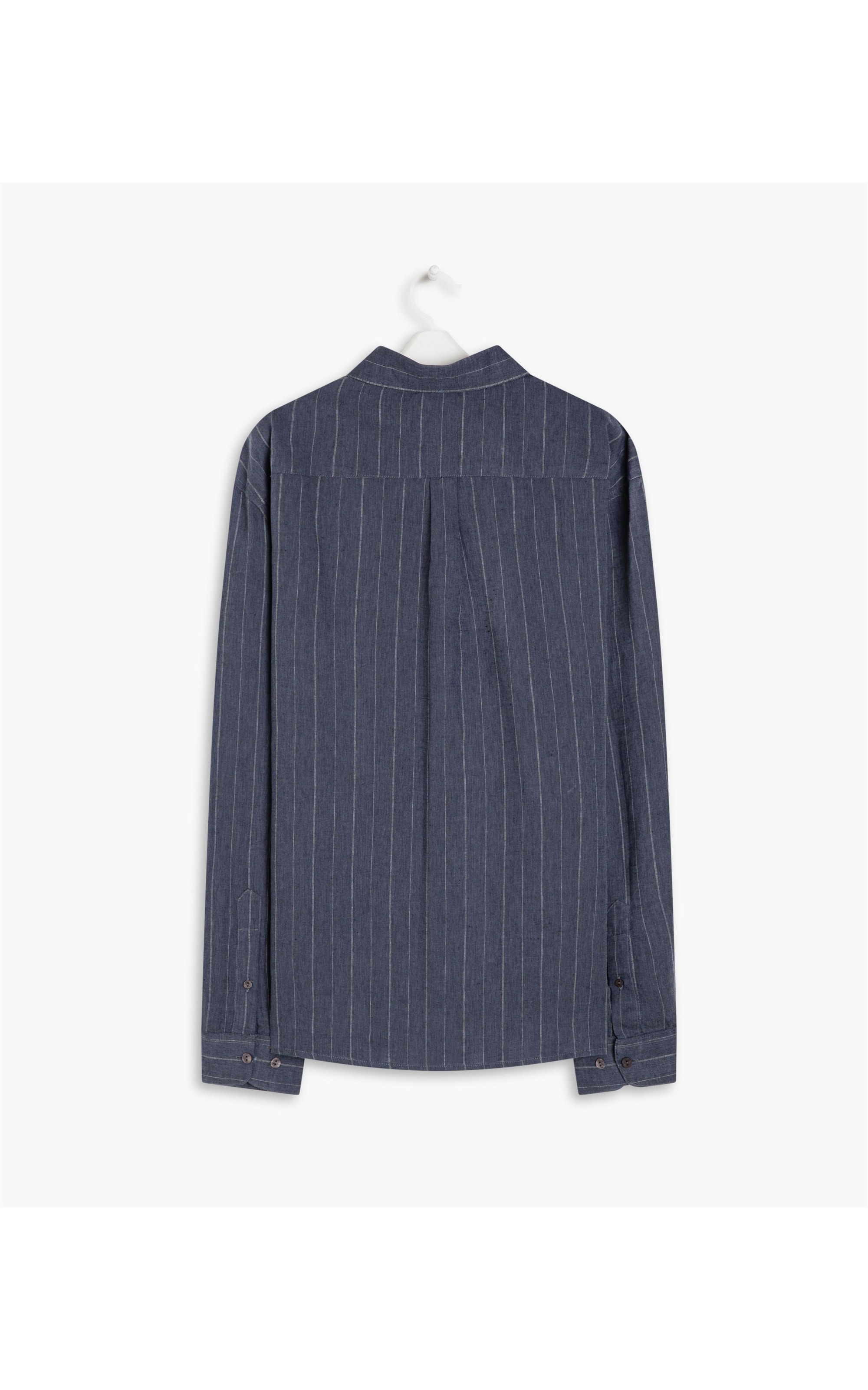 Camisa Linho  Stripe Marinho