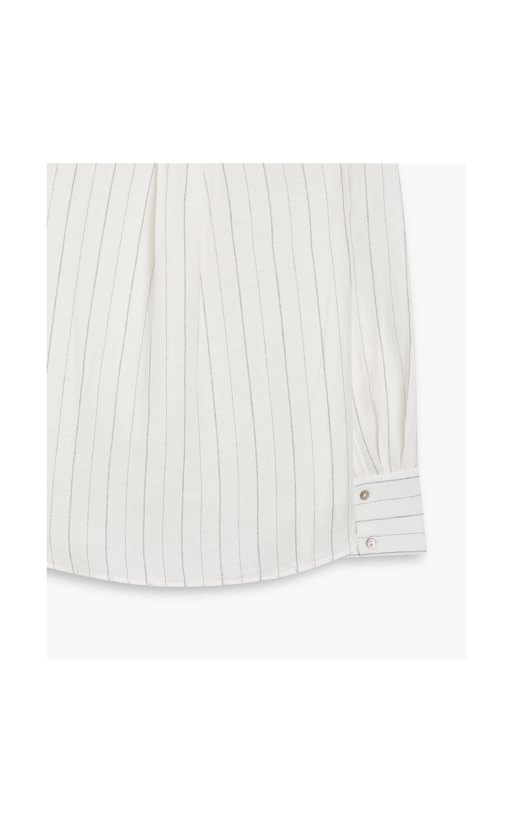 Camisa Linho  Stripe Piva Branco
