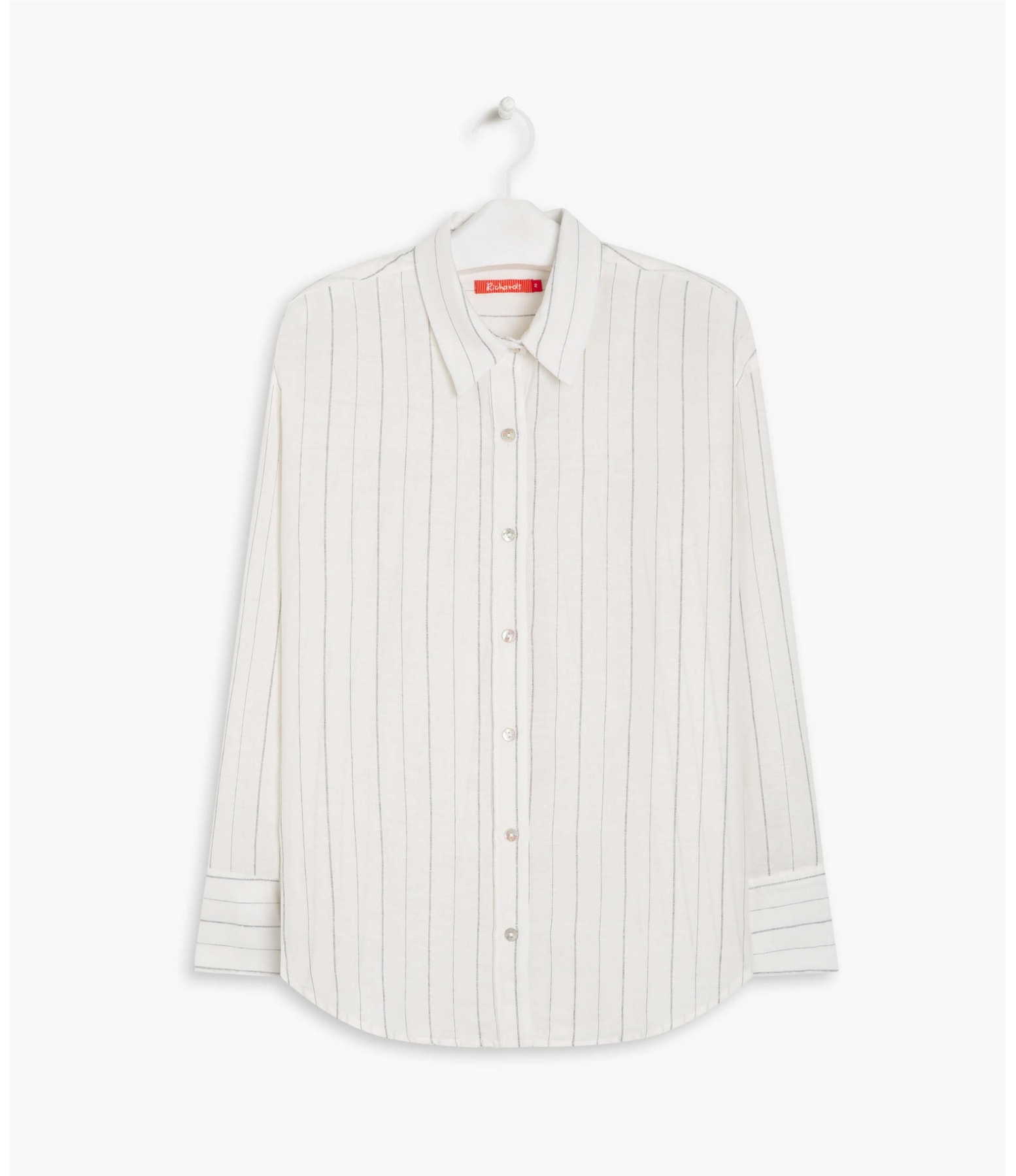 Camisa Linho  Stripe Piva Branco