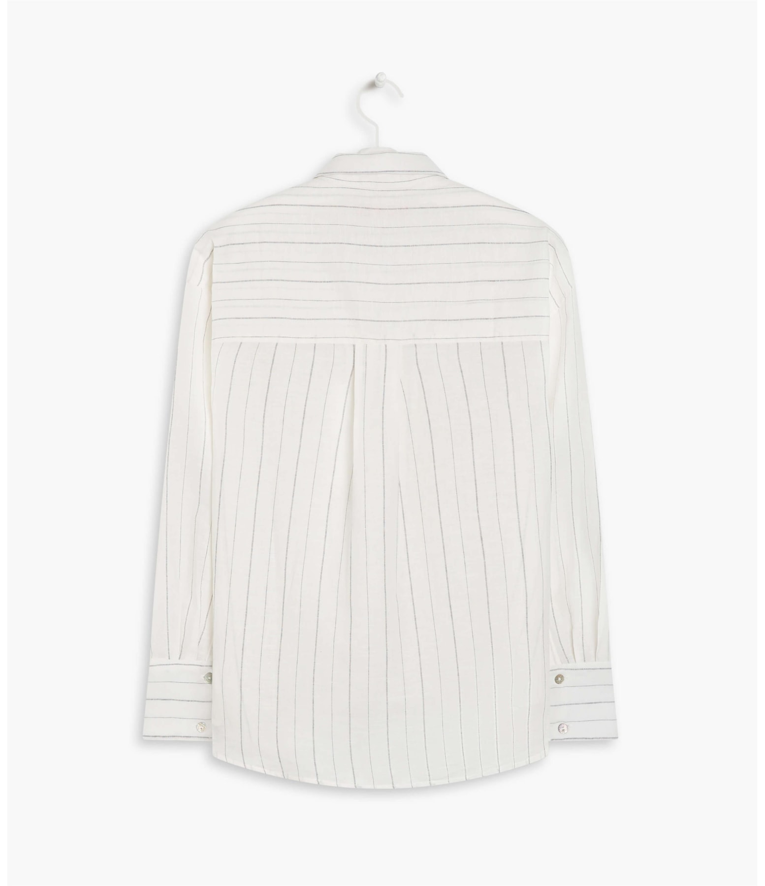 Camisa Linho  Stripe Piva Branco