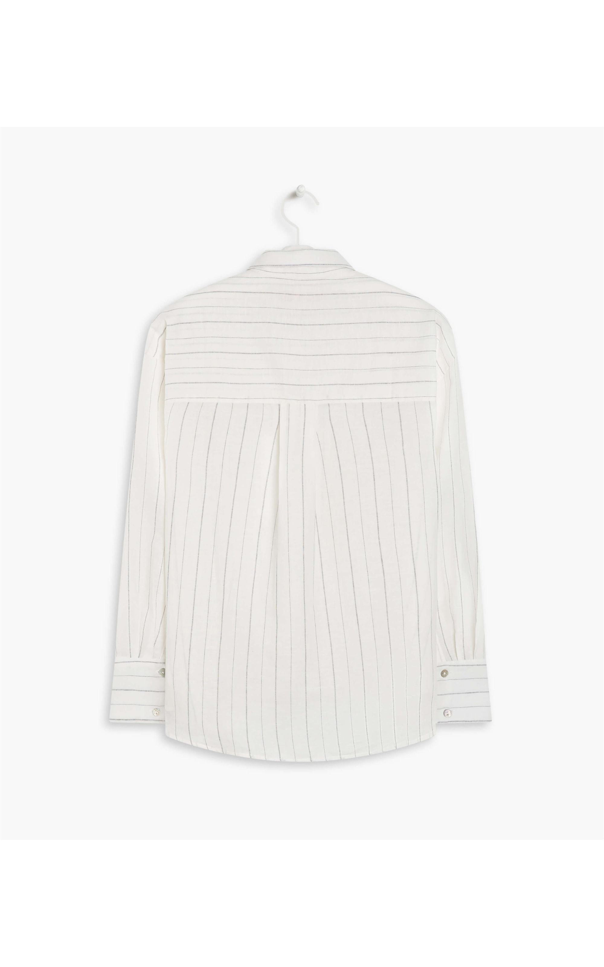 Camisa Linho  Stripe Piva Branco