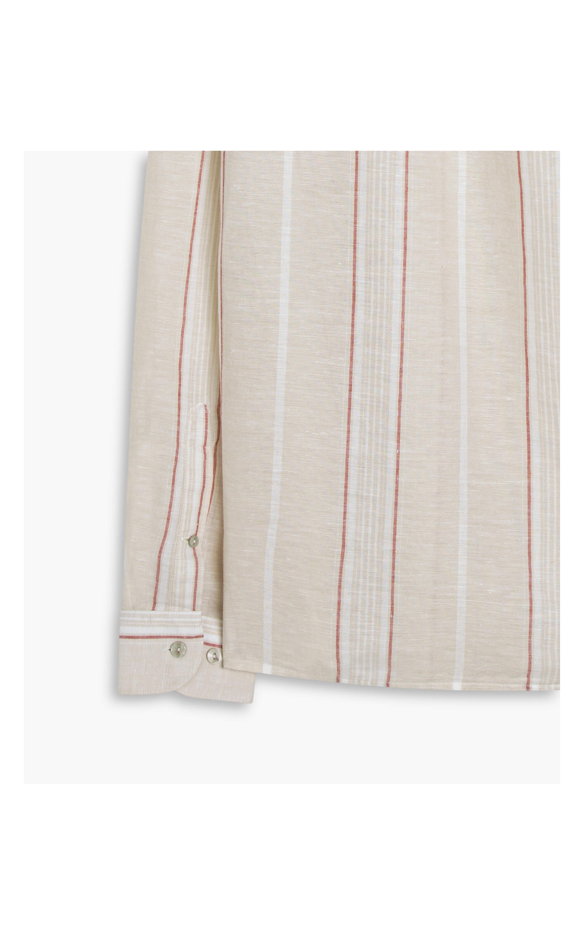 Camisa Linho  Stripes Natural