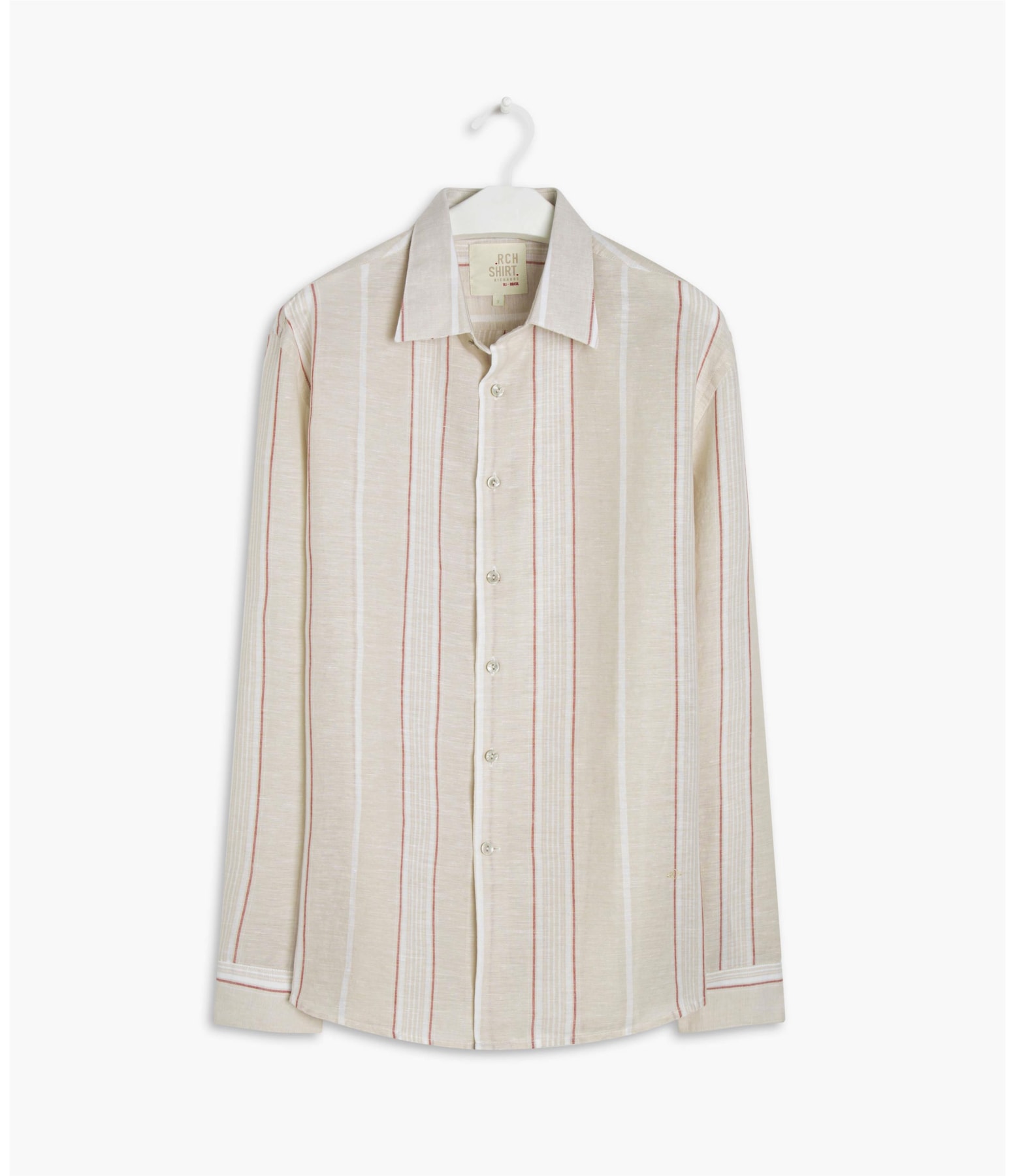 Camisa Linho  Stripes Natural