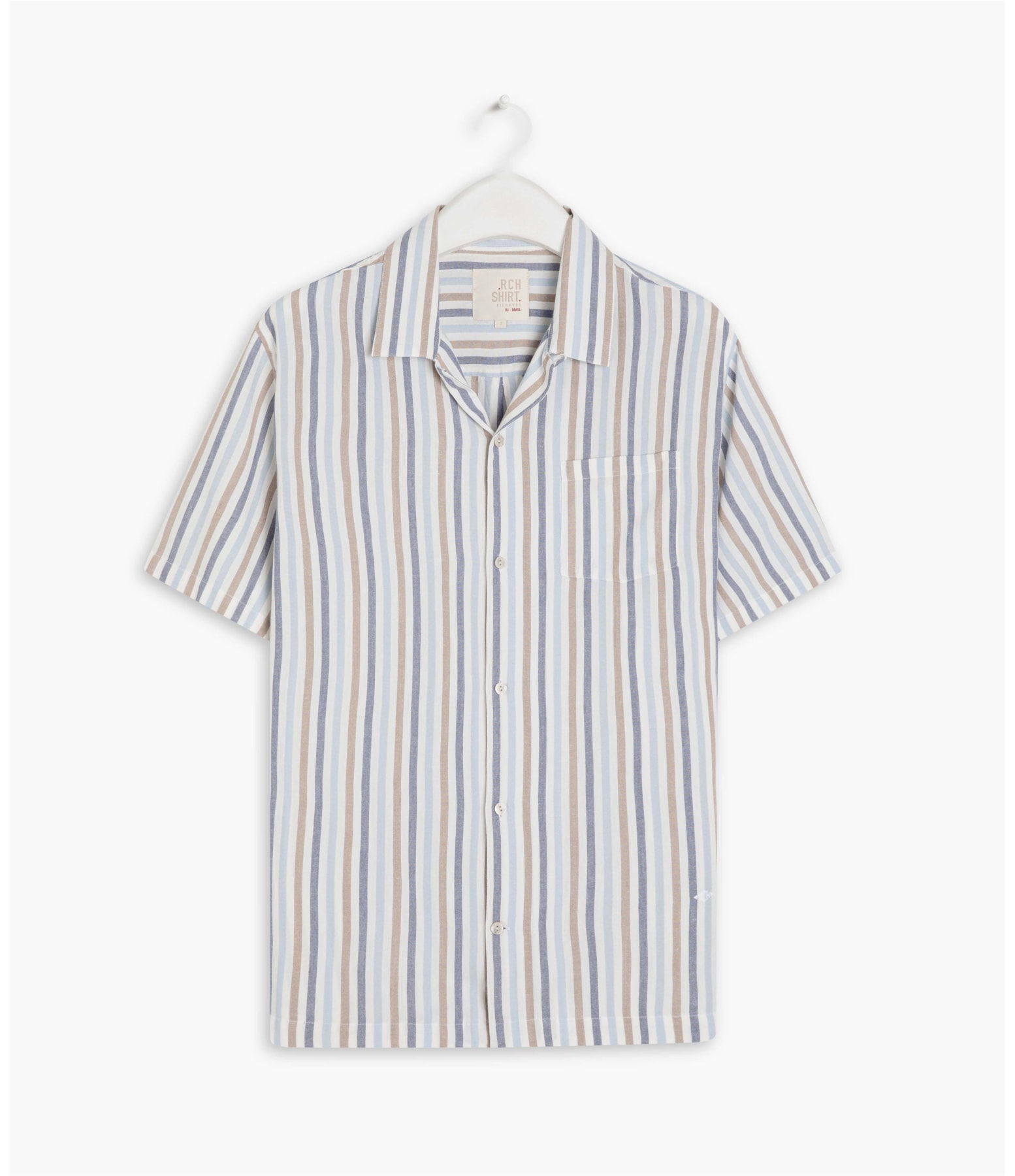 Camisa Linho  Taiti Azul Bic