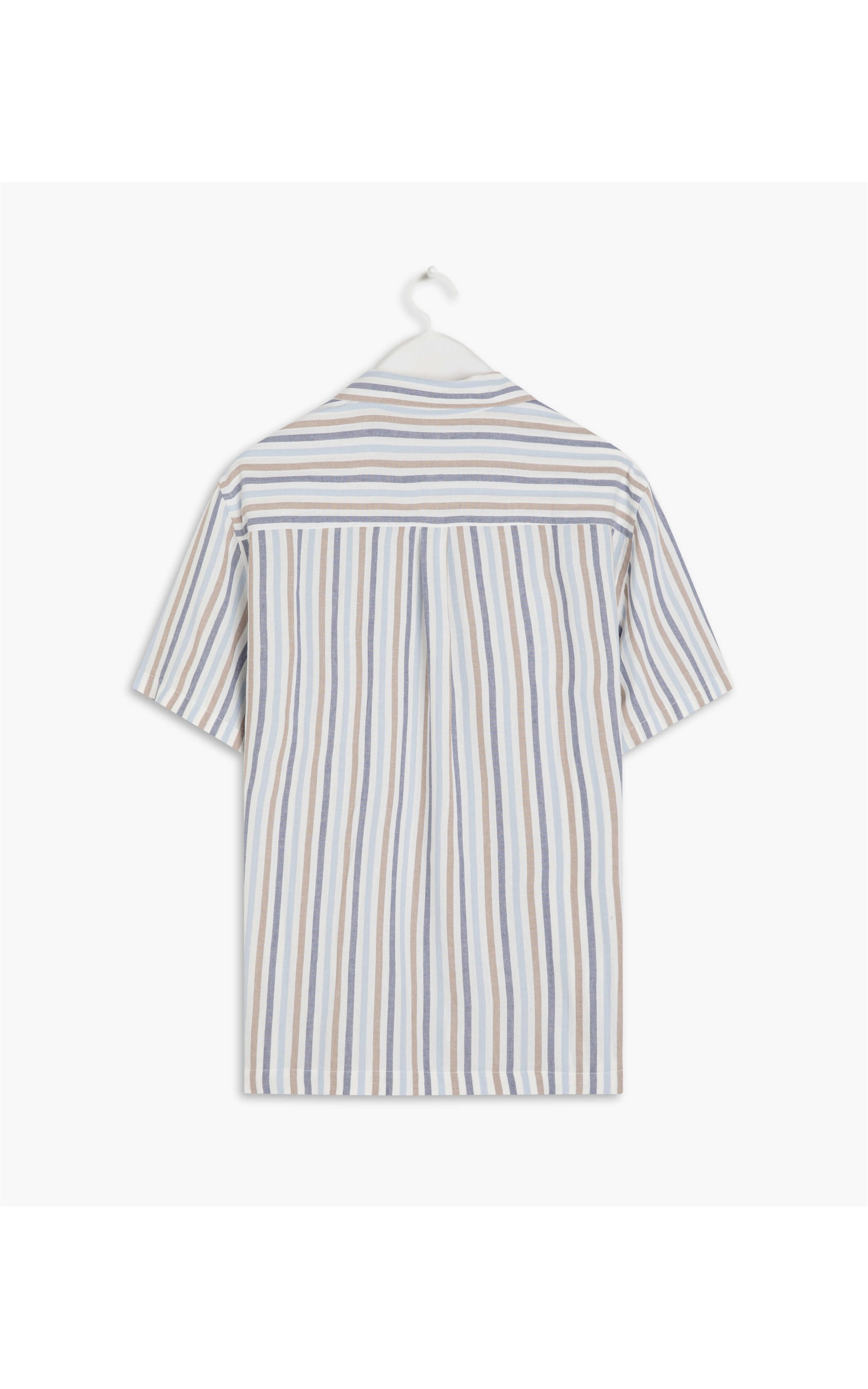 Camisa Linho  Taiti Azul Bic