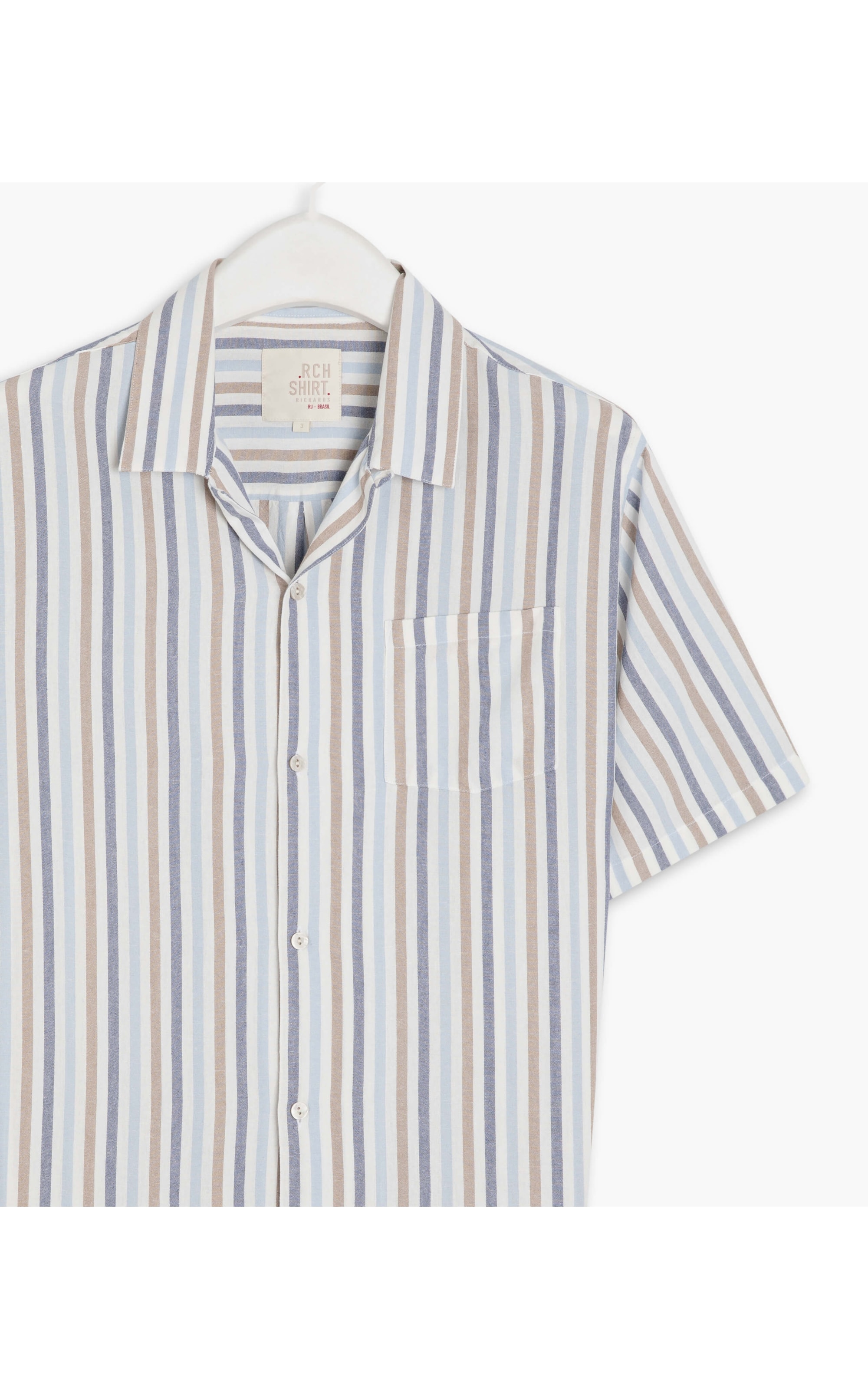 Camisa Linho  Taiti Azul Bic