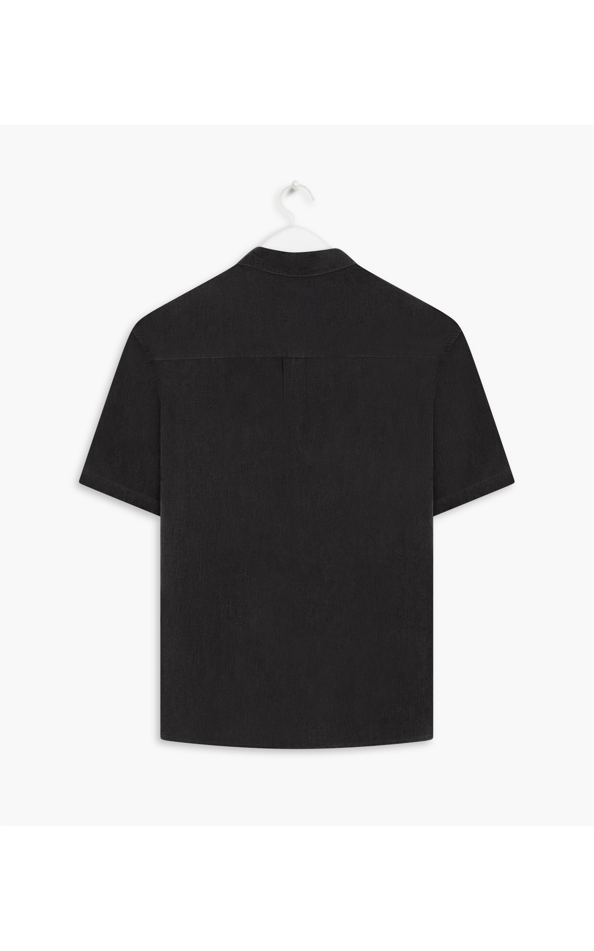 Camisa Linho  Telin Cd Pockets Mc Marrom Escuro