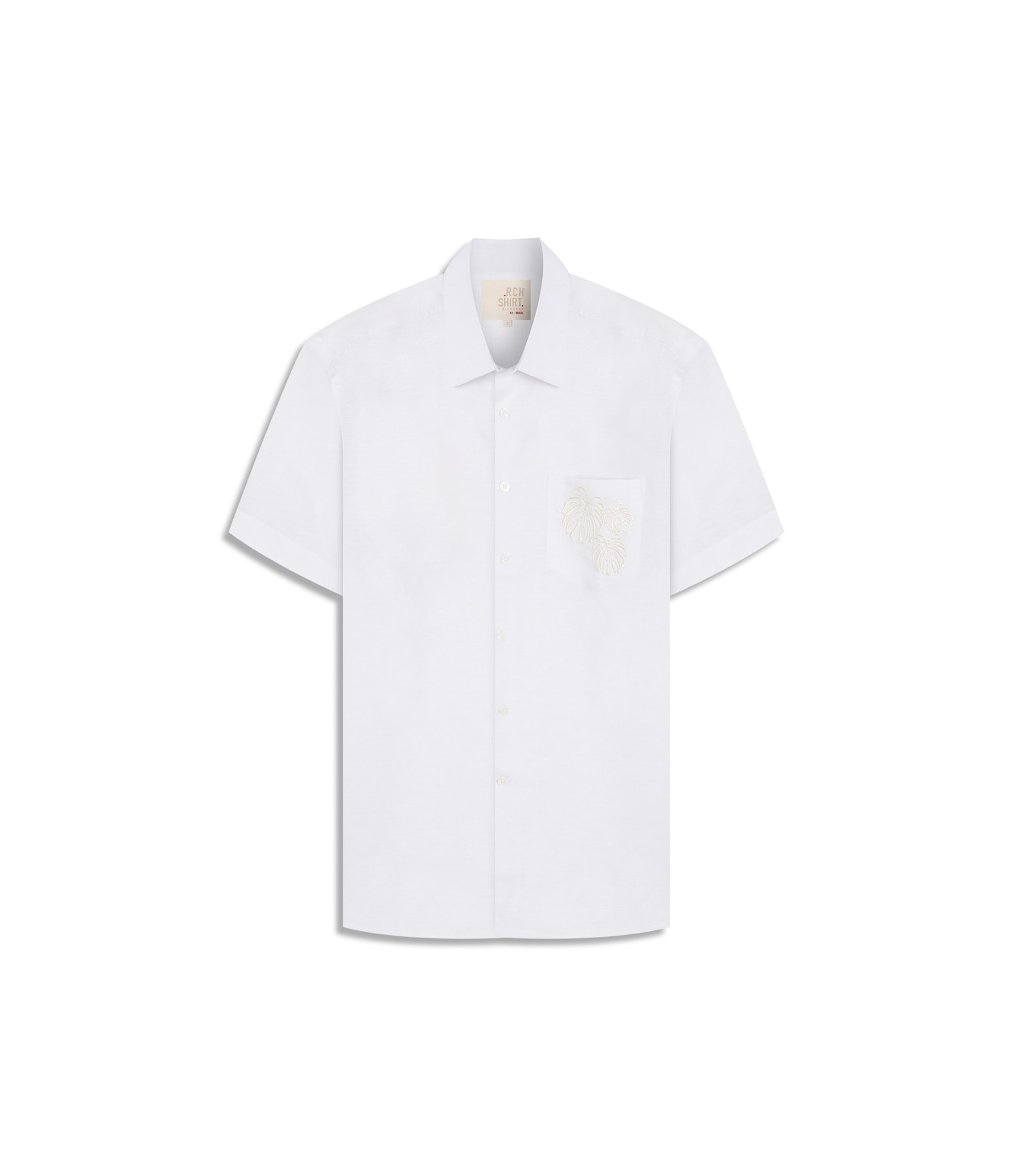Camisa Linho  Telin Uni Adão Mc Branco