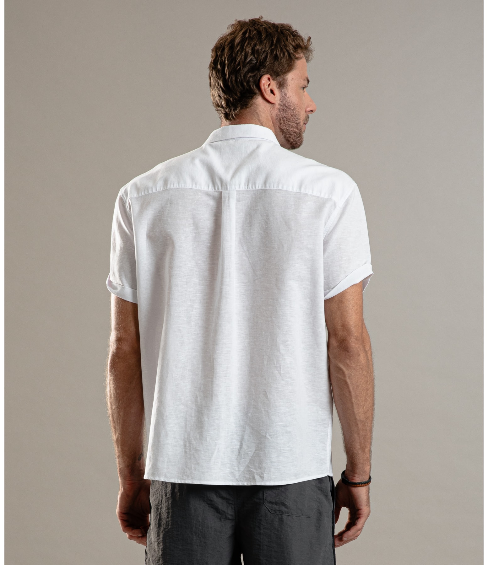 Camisa Linho  Telin Uni Mc Branco
