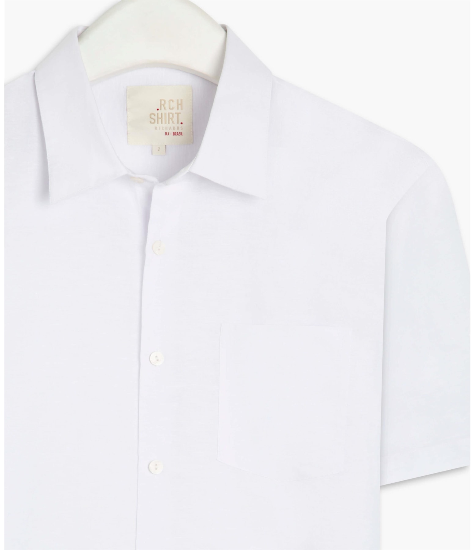 Camisa Linho  Telin Uni Mc Branco