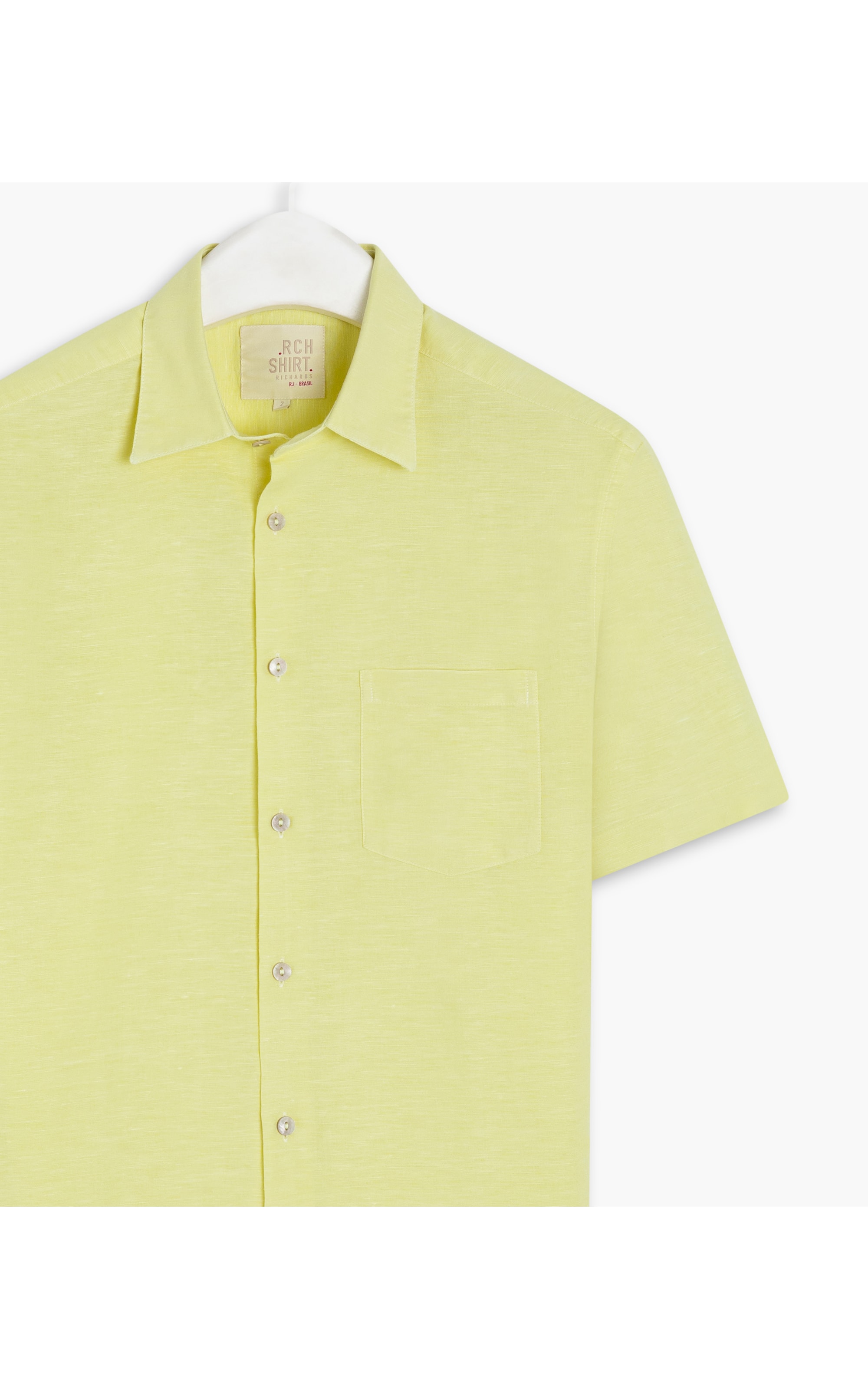 Camisa Linho  Telin Uni Mc Citrus