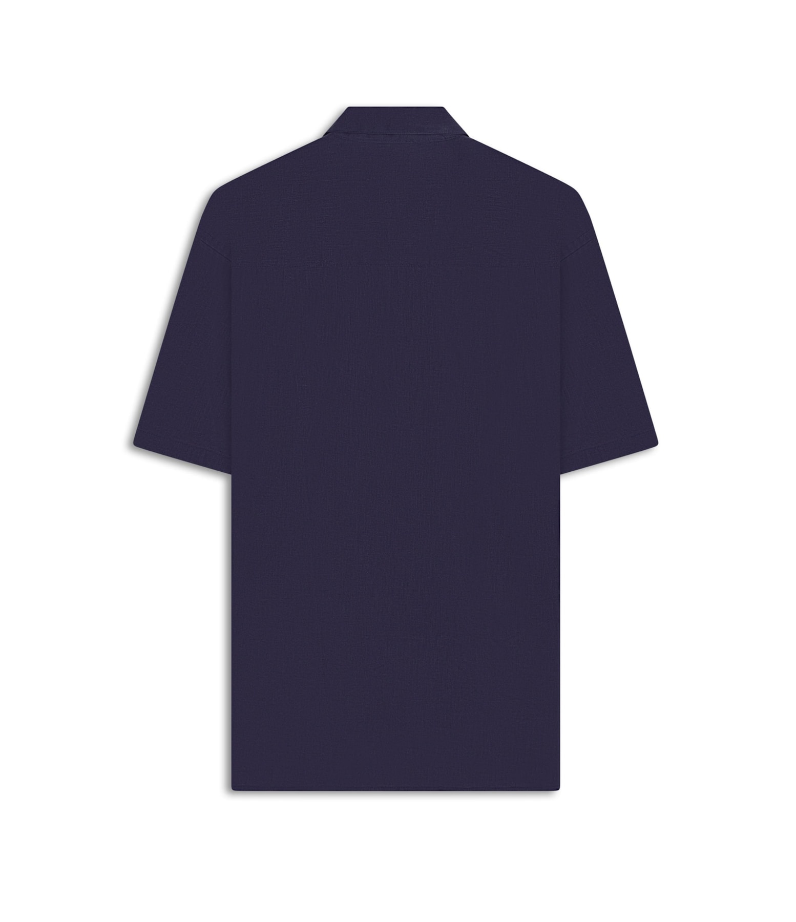 Camisa Linho  Telin Uni Mc Dark Navy