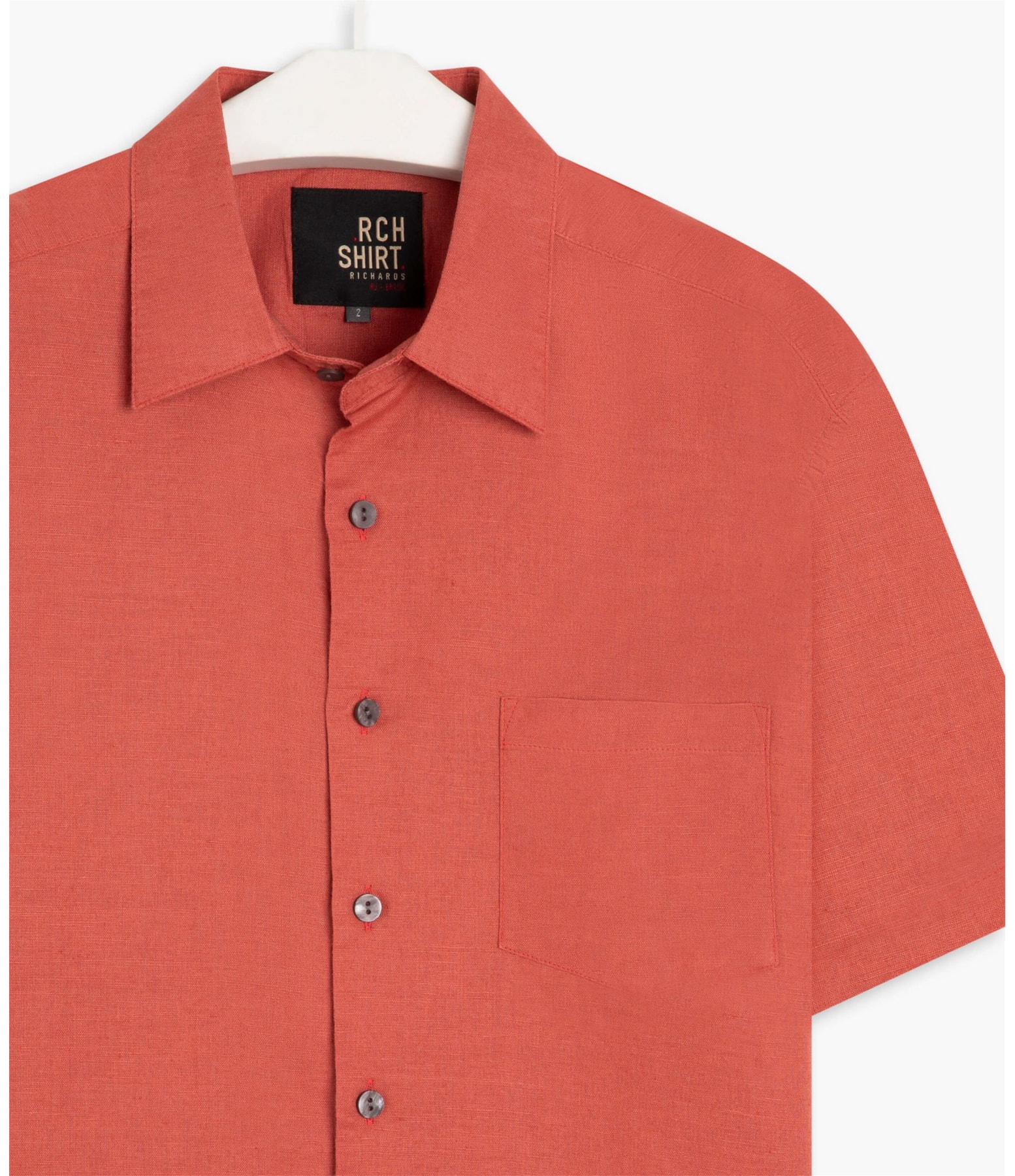 Camisa Linho  Telin Uni Mc Goiaba