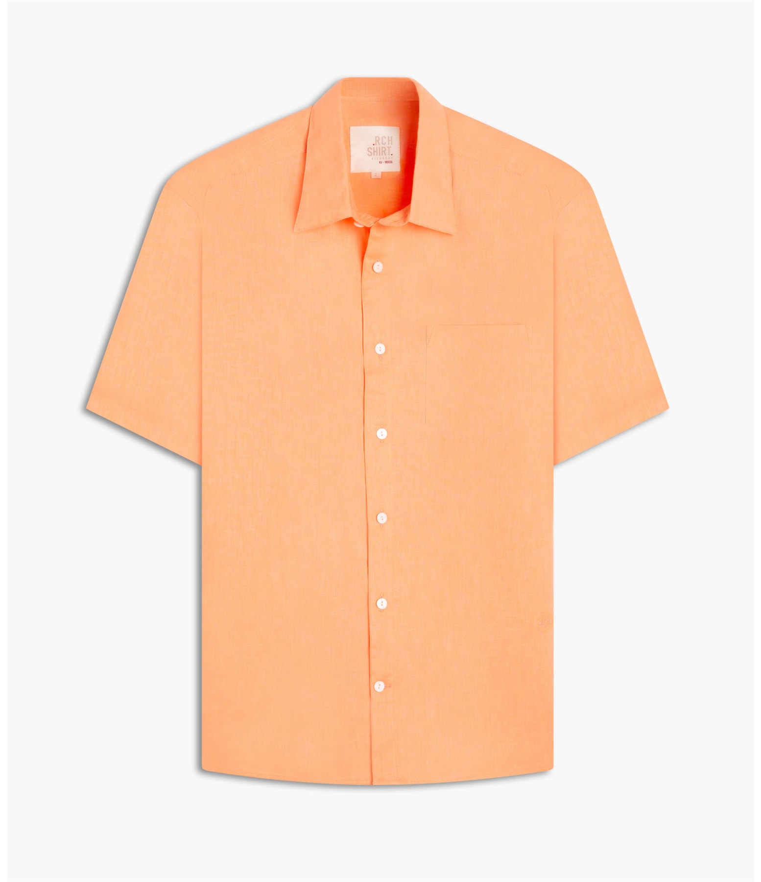 Camisa Linho  Telin Uni Mc Goiaba