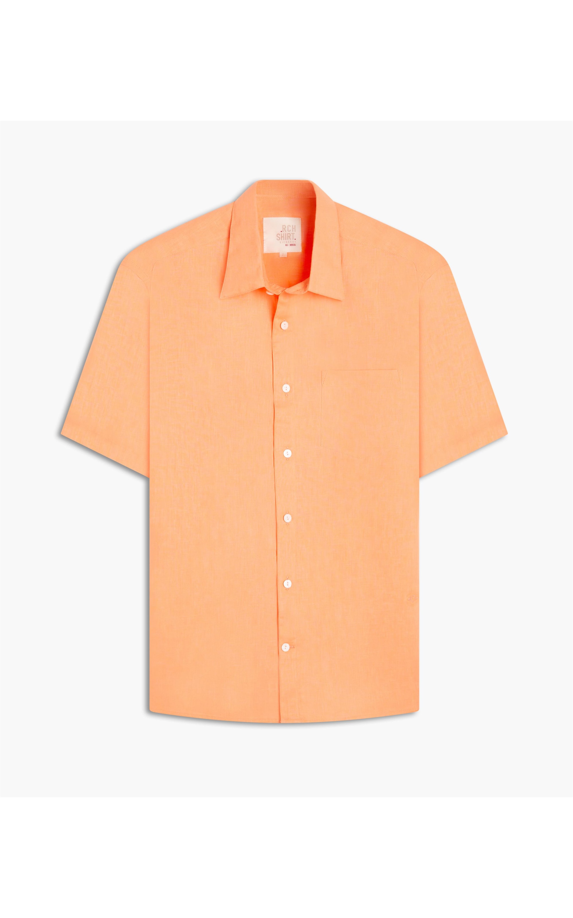 Camisa Linho  Telin Uni Mc Goiaba