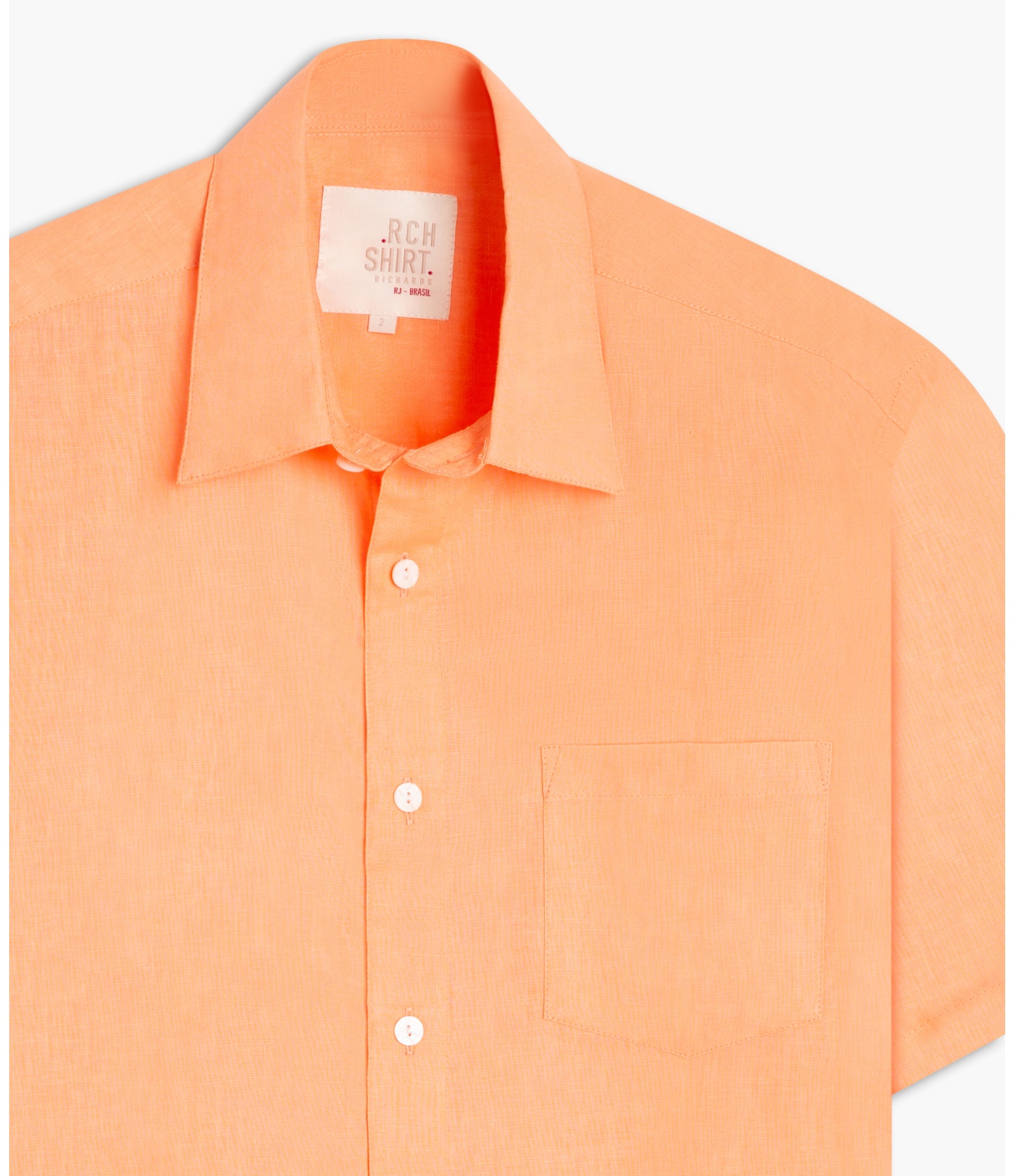 Camisa Linho  Telin Uni Mc Goiaba