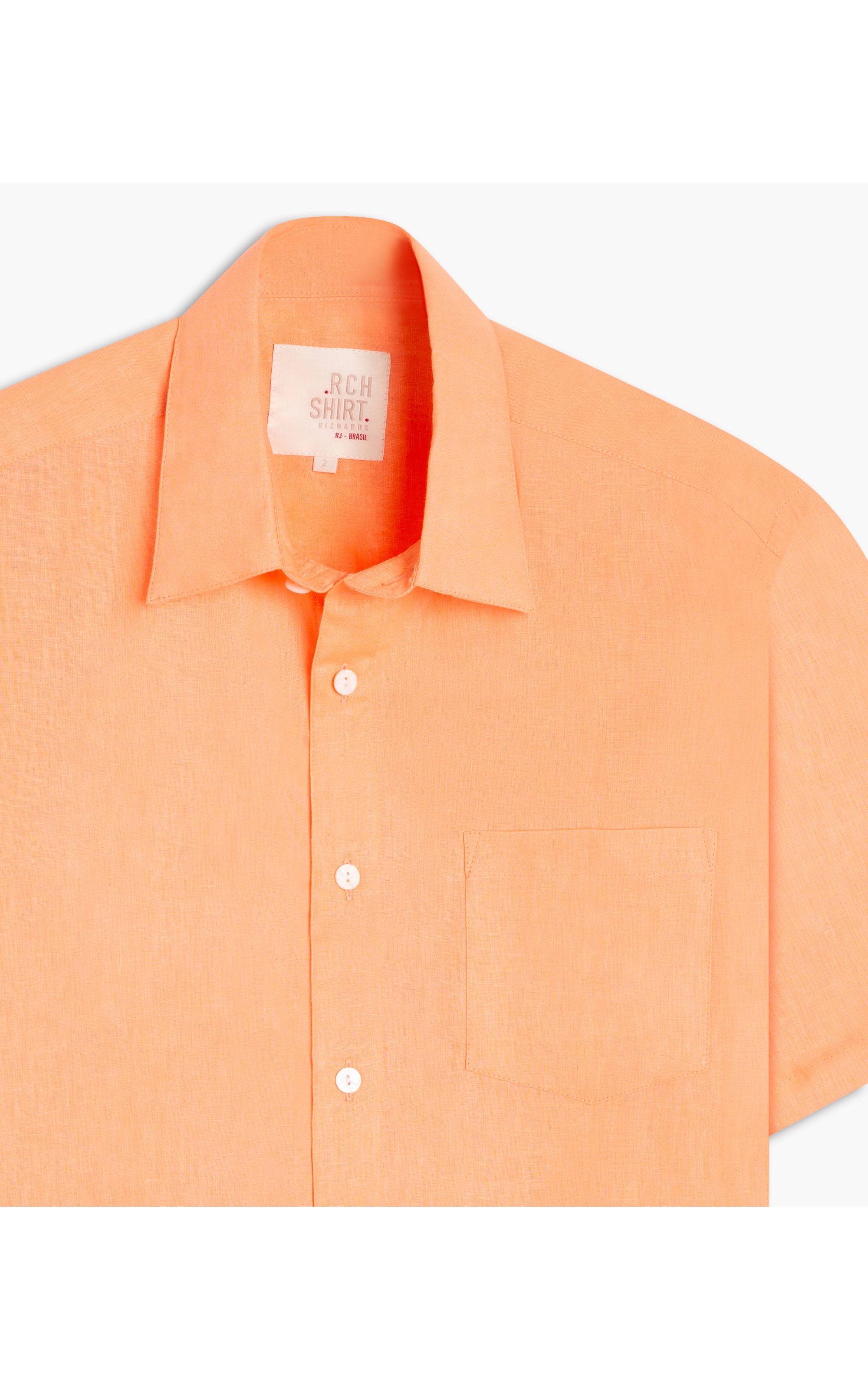 Camisa Linho  Telin Uni Mc Goiaba