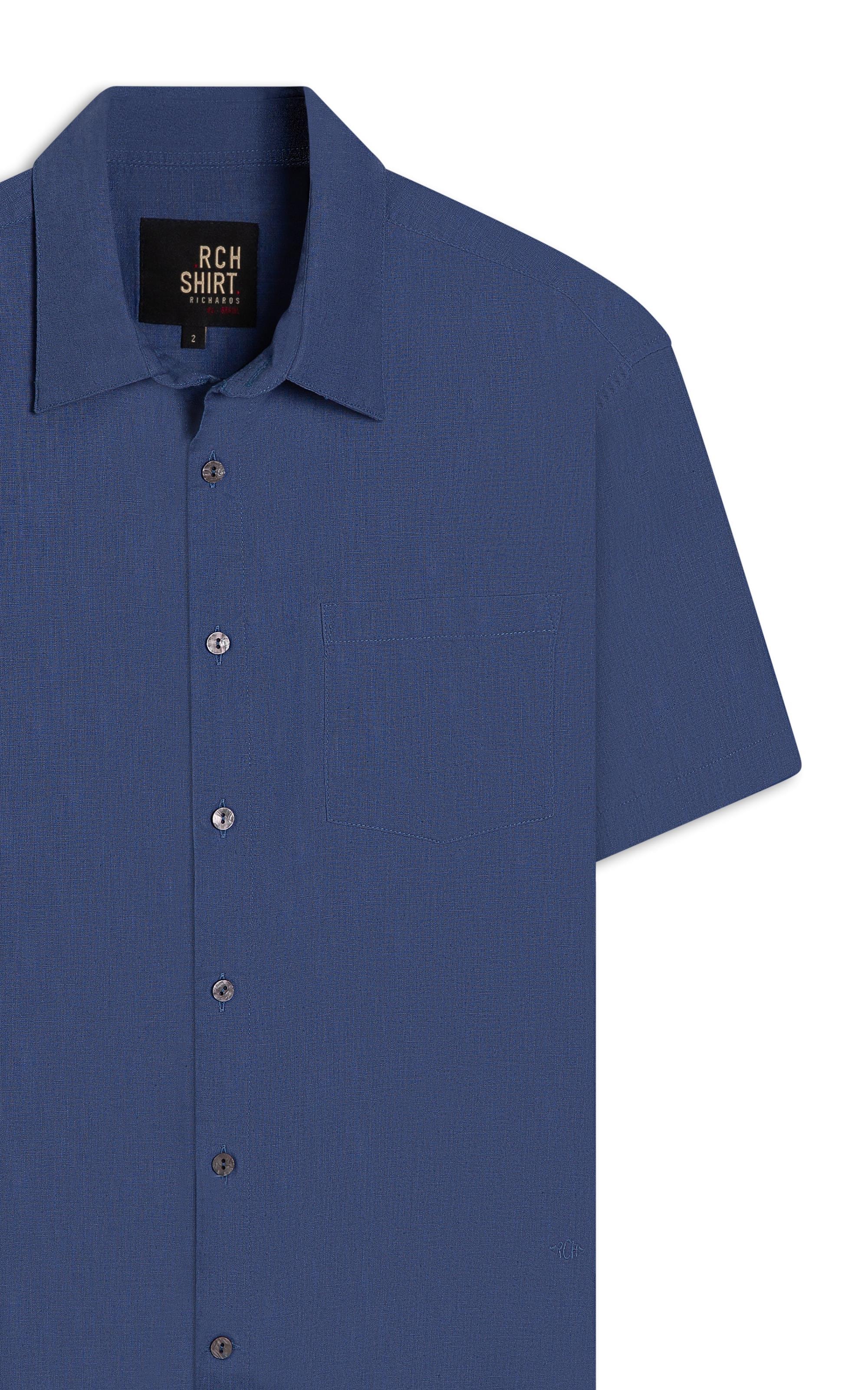 Camisa Linho  Telin Uni Mc  Hortencia