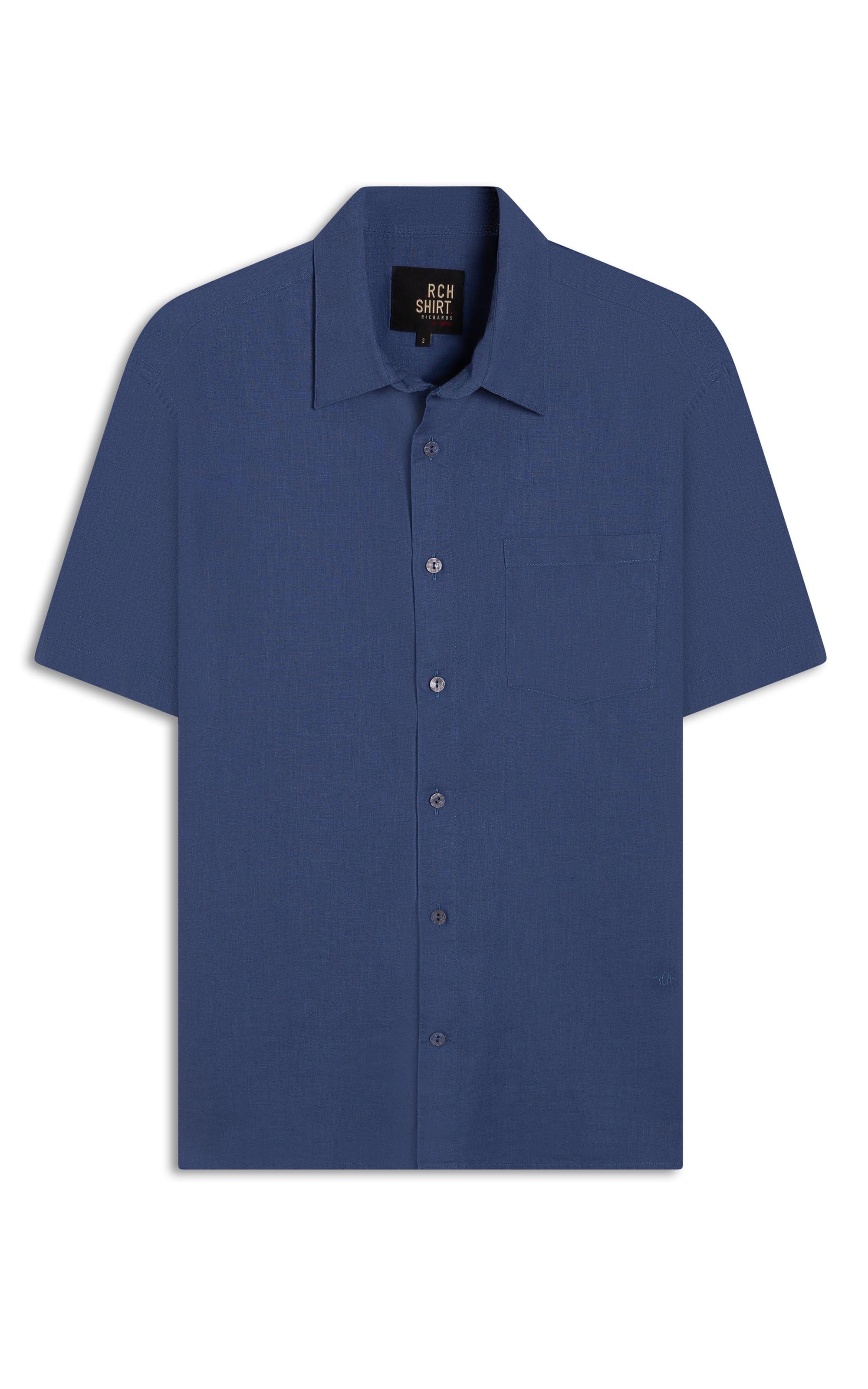 Camisa Linho  Telin Uni Mc  Hortencia