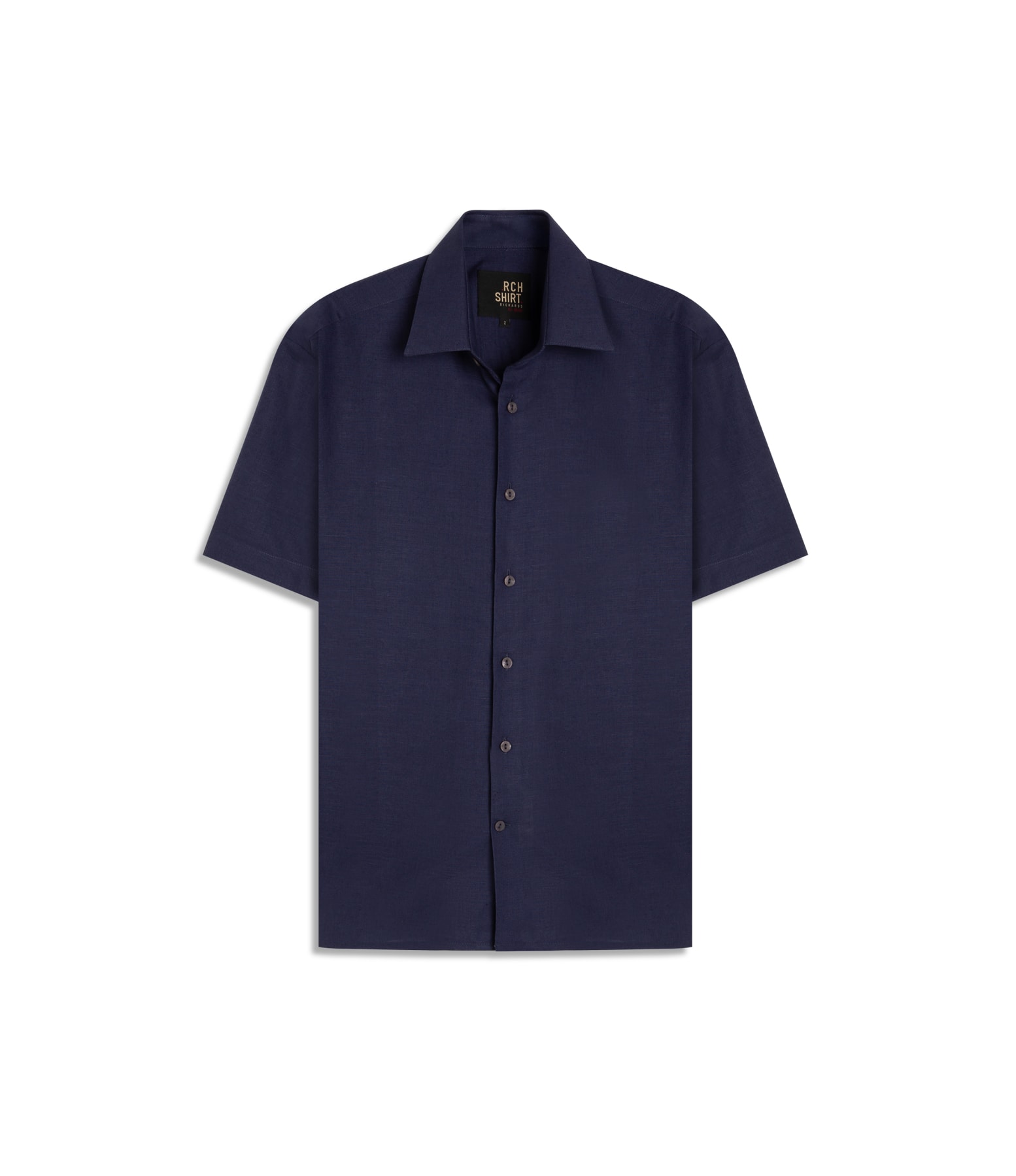 Camisa Linho  Telin Uni Mc Purple Blue