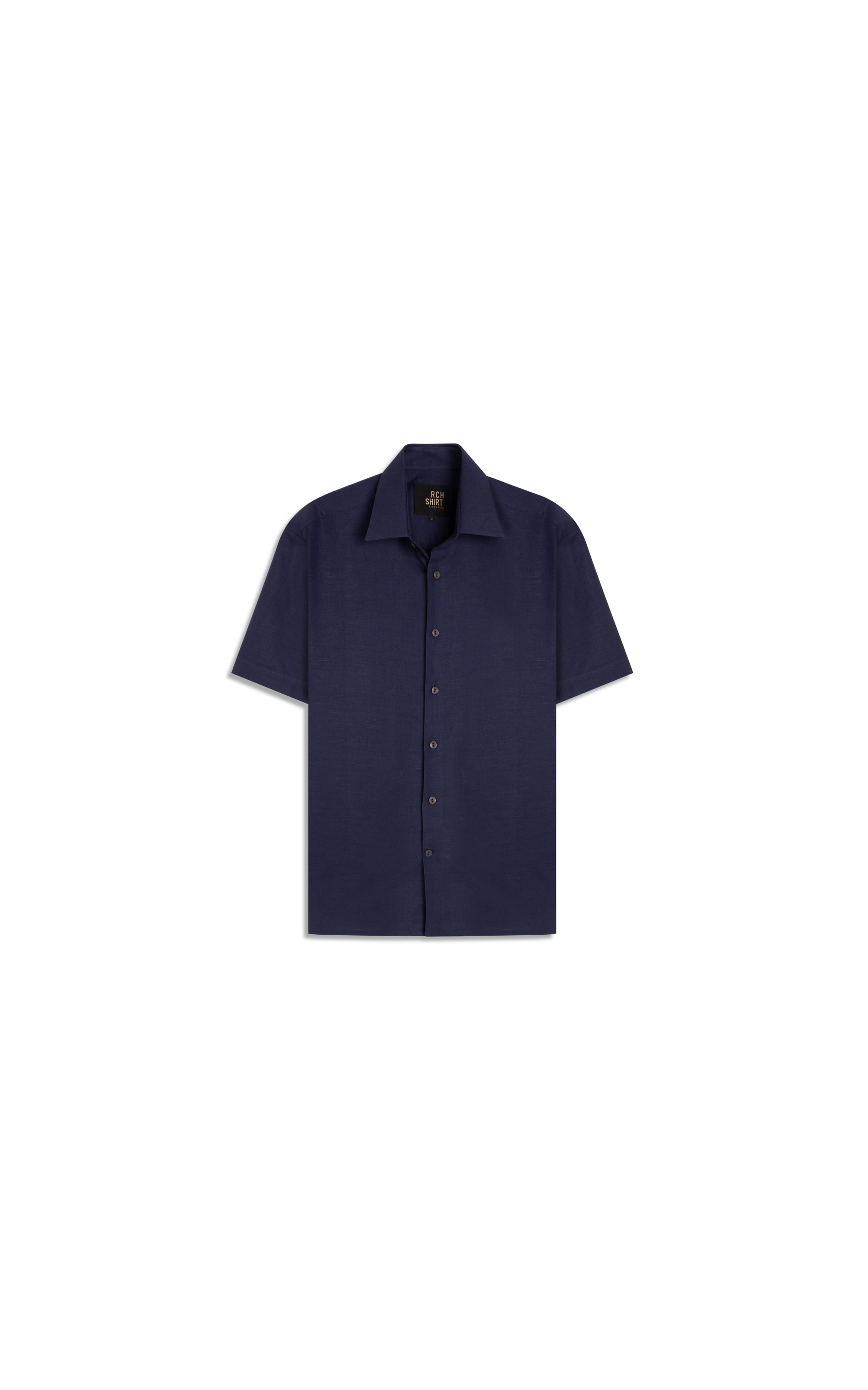 Camisa Linho  Telin Uni Mc Purple Blue