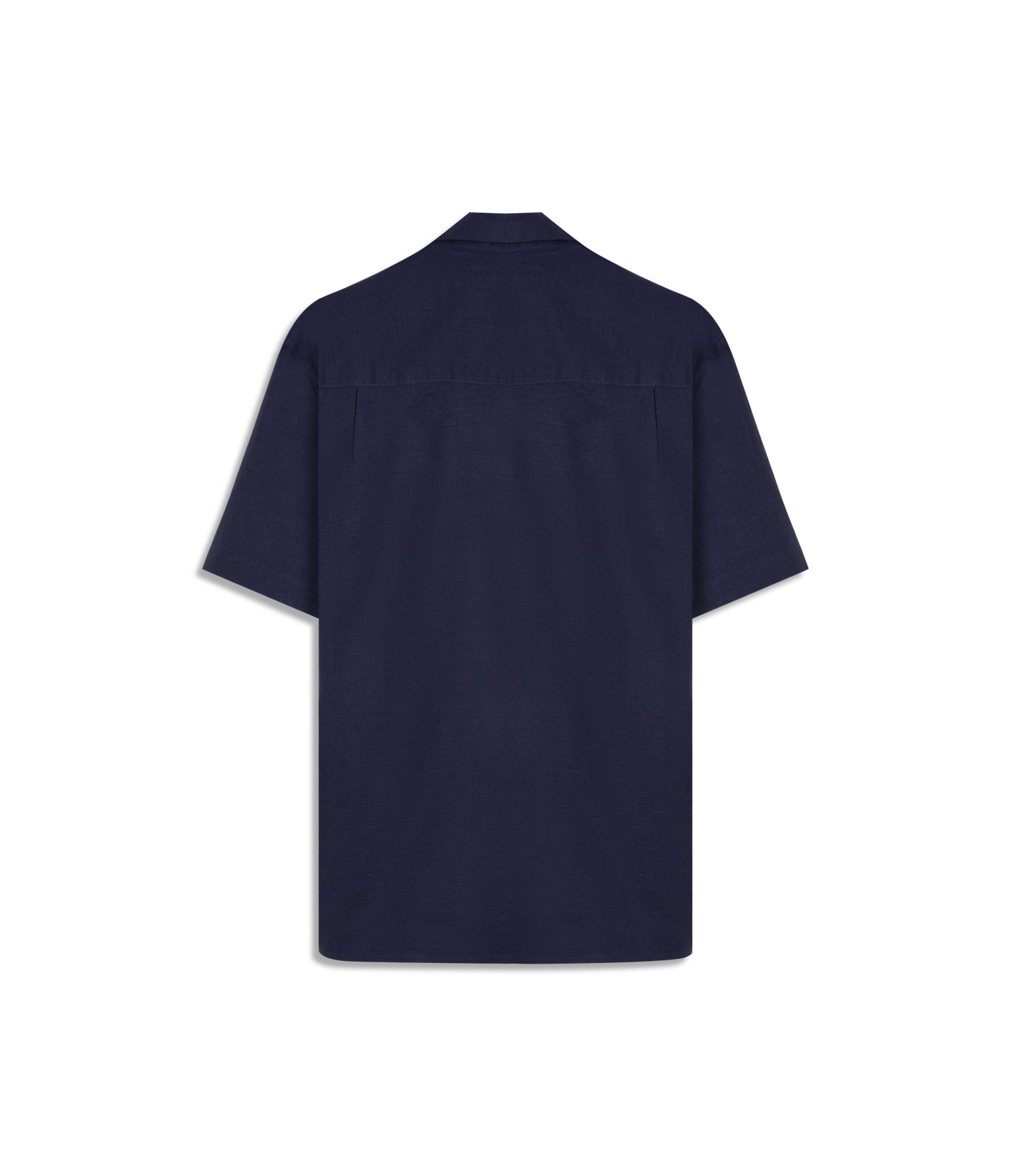 Camisa Linho  Telin Uni Mc Purple Blue